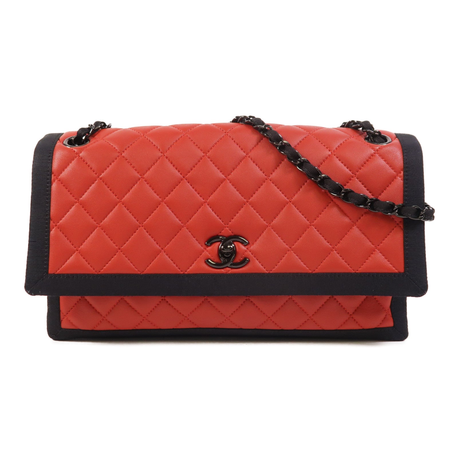 CHANEL 羊皮皮革Chain Shoulder鏈帶肩背袋