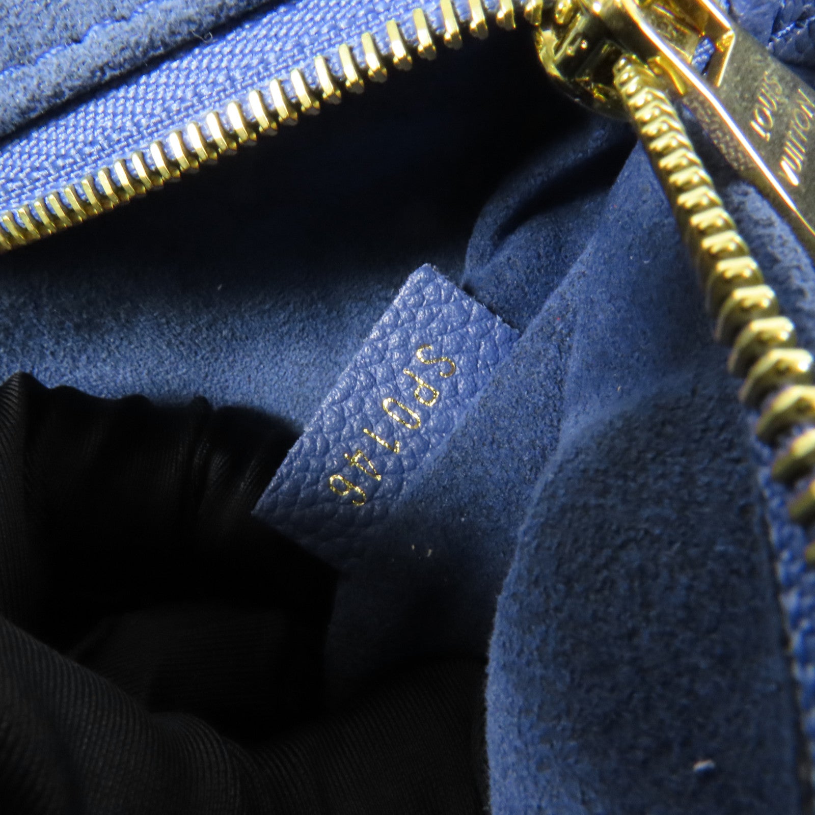 LOUIS VUITTON Monogram Empreinte Saint-Germain MM金扣肩背袋