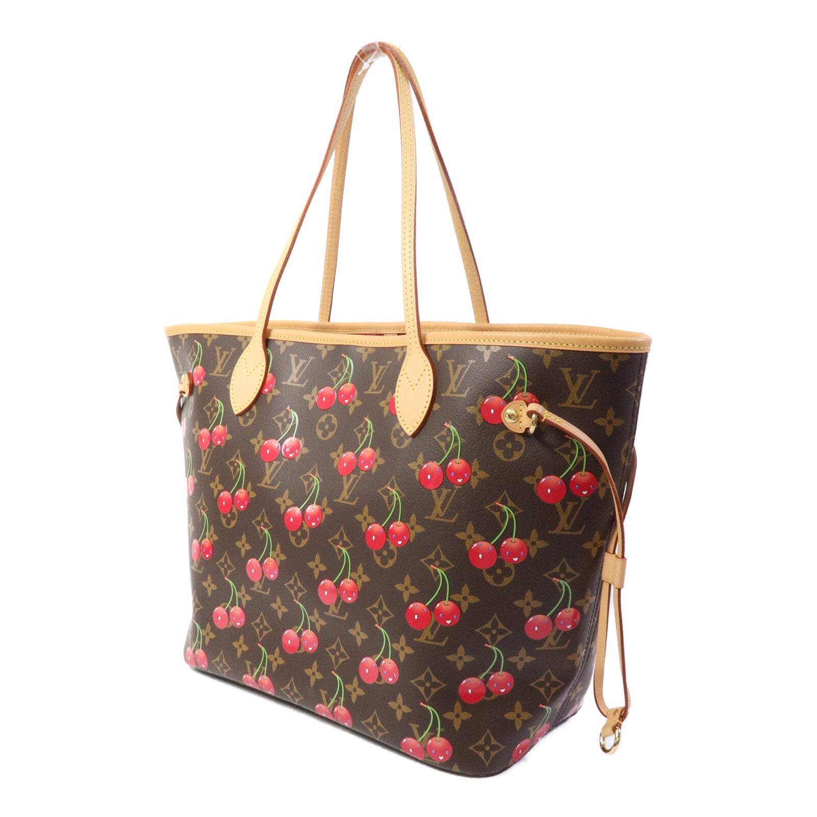 LOUIS VUITTON Monogram Cherry LV x TM Cherry Neverfull MM手挽袋