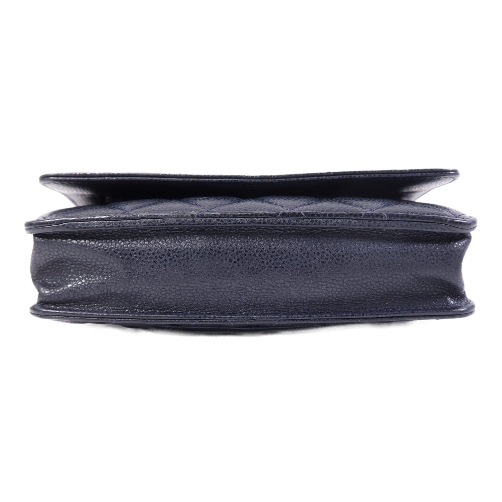 CHANEL 牛皮皮革WOC Wallet On Chain銀扣鏈帶肩背袋