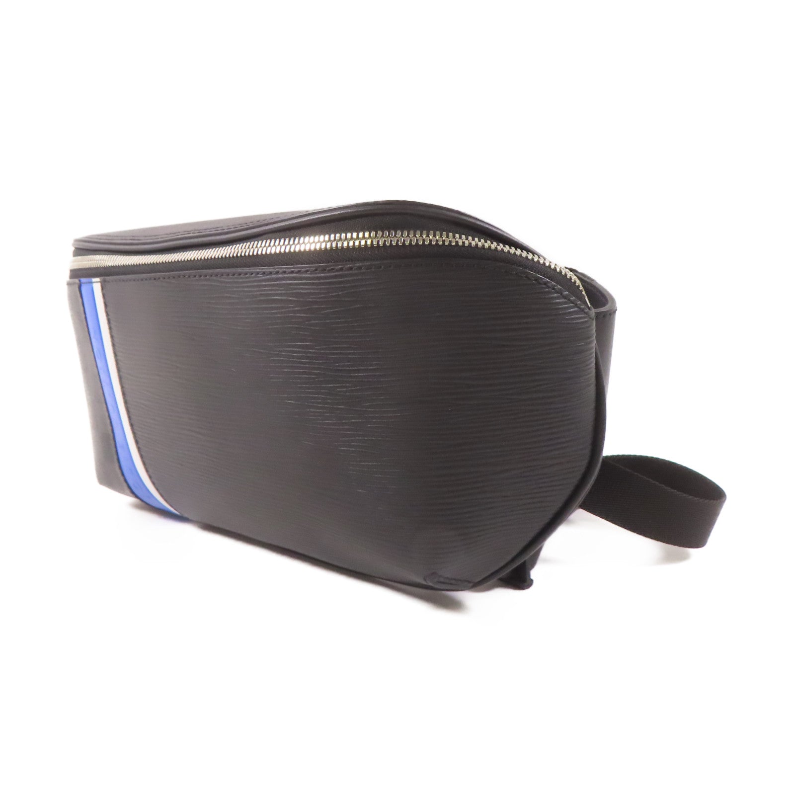LOUIS VUITTON Epi/Damier Graphite Bum Bag銀扣腰包黑色