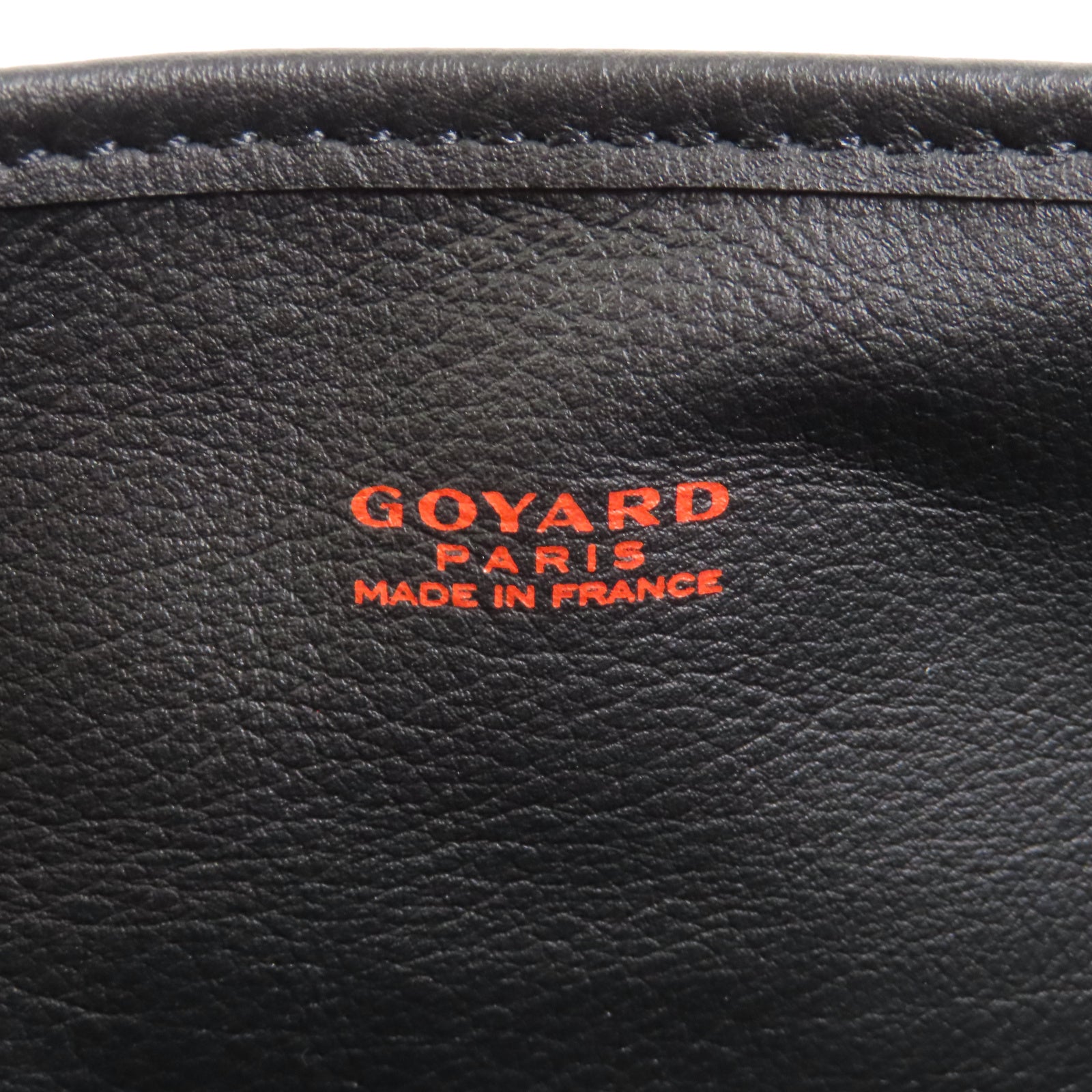 GOYARD 塗層帆布Anjou Mini Bag銀扣手挽袋黑色