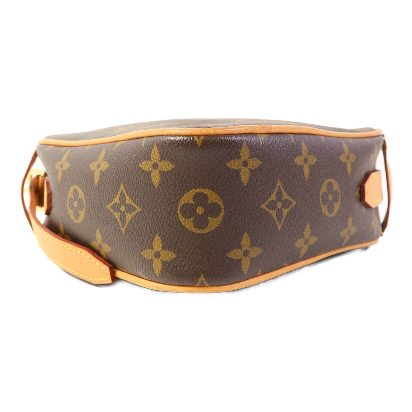 LOUIS VUITTON Monogram Game On Coeur金扣肩背袋棕色