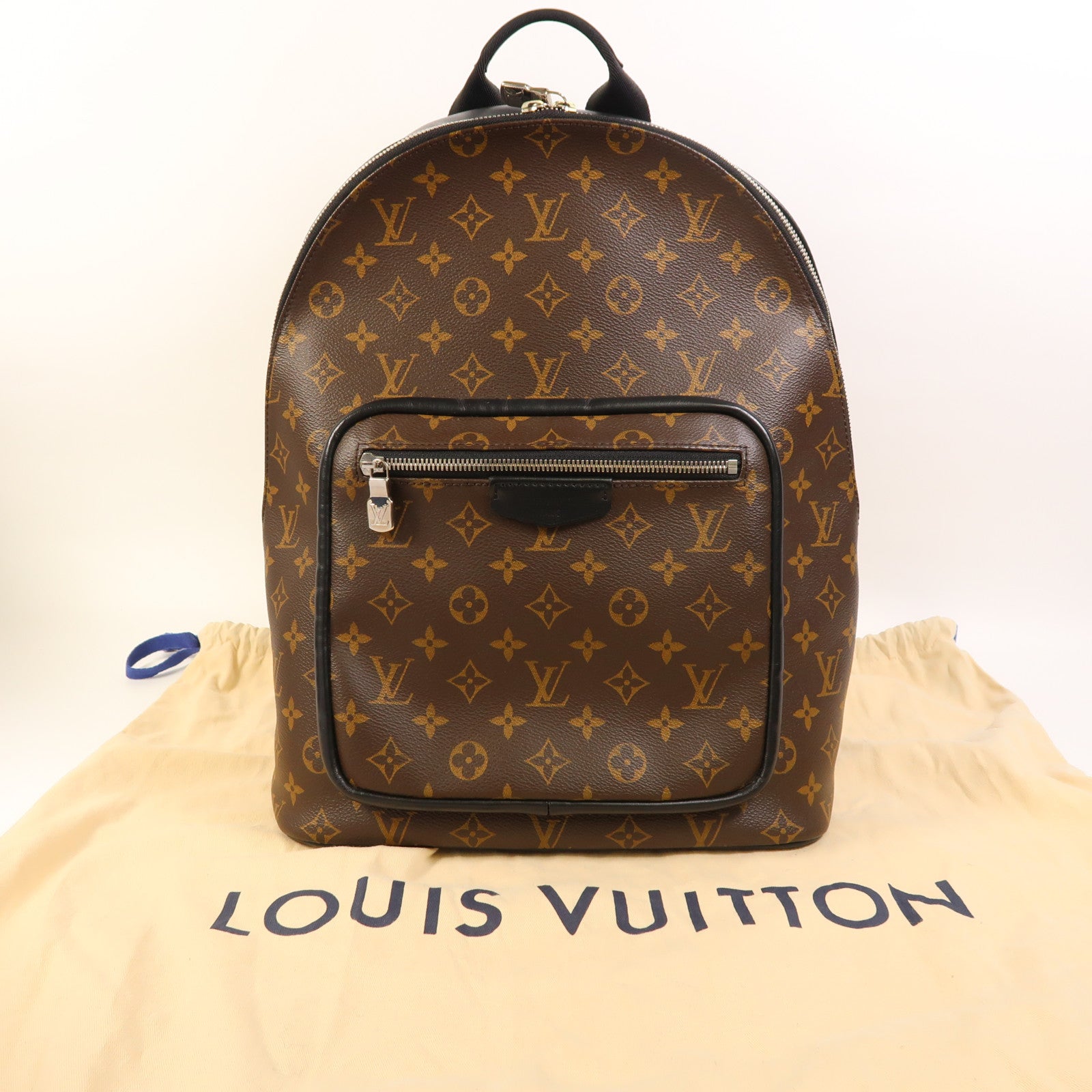 LOUIS VUITTON 【激減優惠】Monogram Josh Backpack銀扣背包