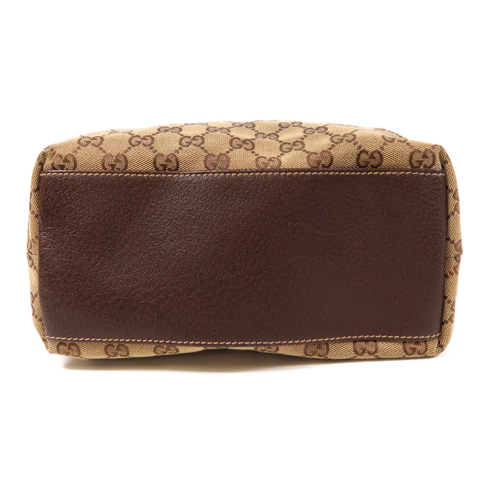 GUCCI 帆布Shoulder Tote金扣肩背袋/手挽袋