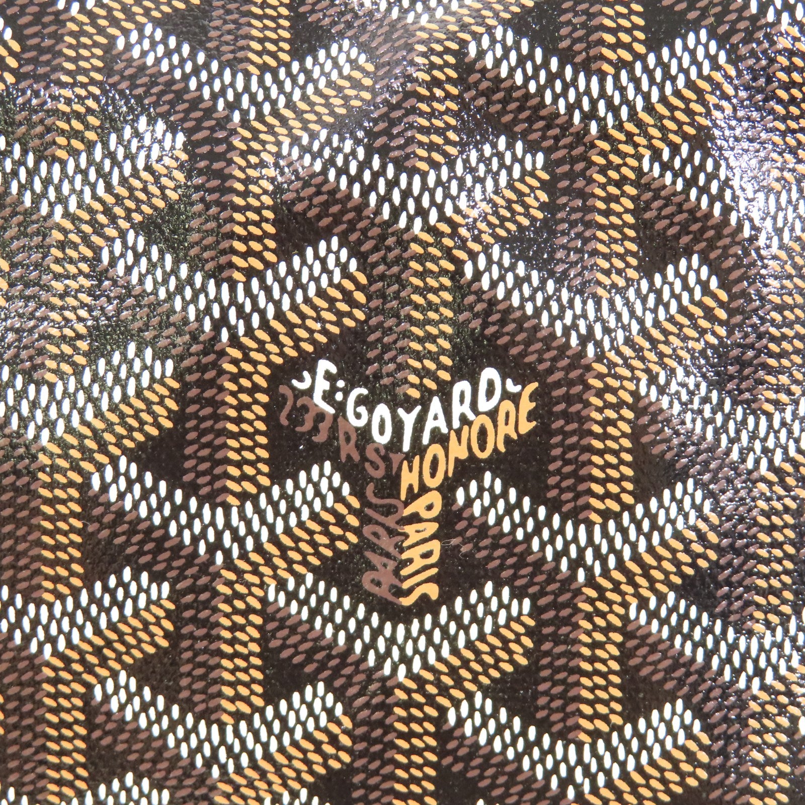 GOYARD 塗層帆布Anjou Mini Bag銀扣手挽袋黑色