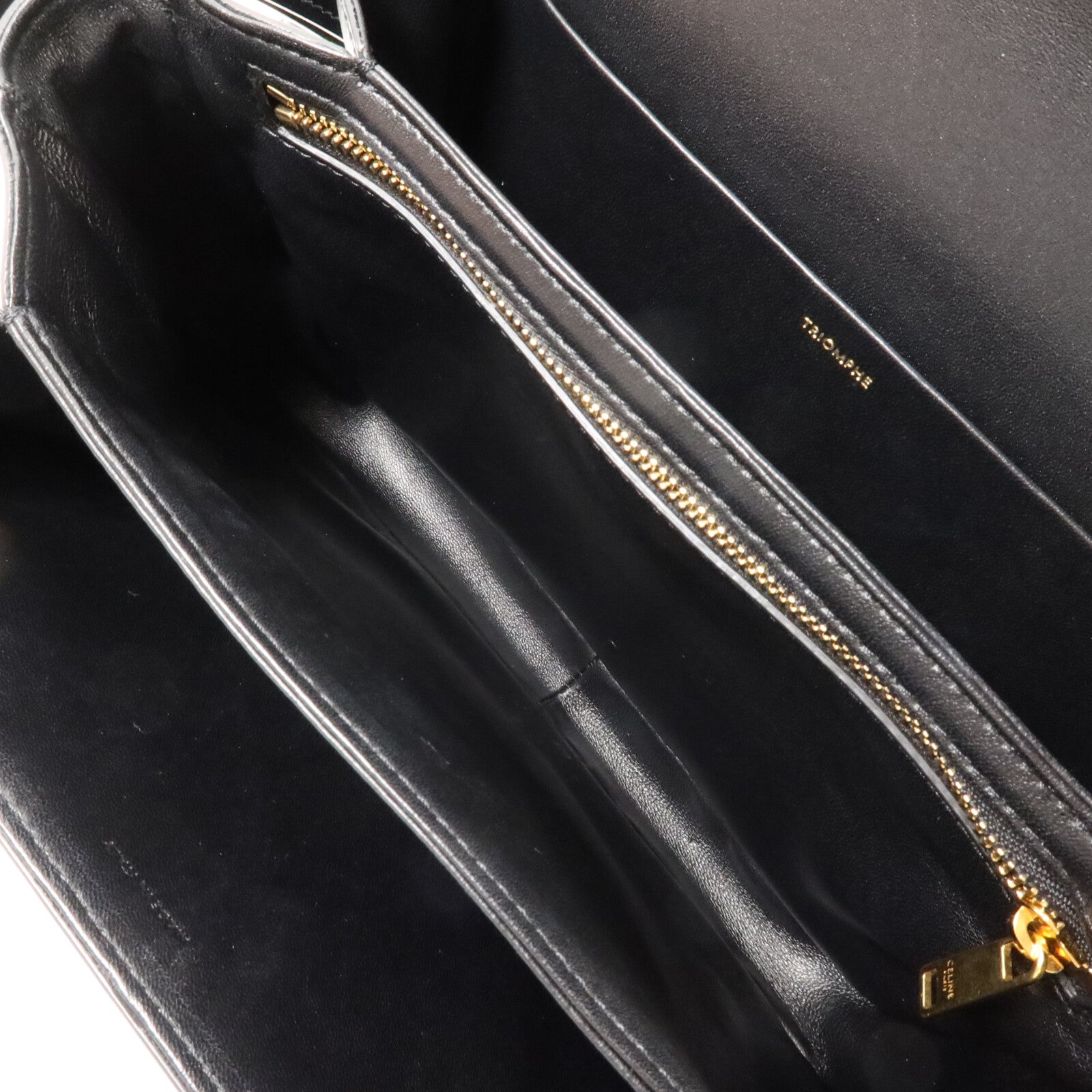 CELINE 牛皮皮革Triomphe Medium肩背袋