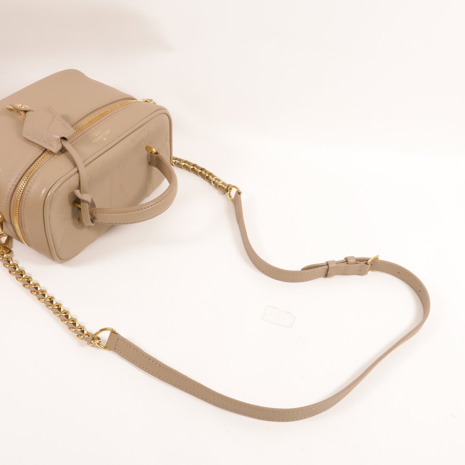 LOUIS VUITTON Monogram Empreinte Vanity PM金扣手挽肩背兩用袋