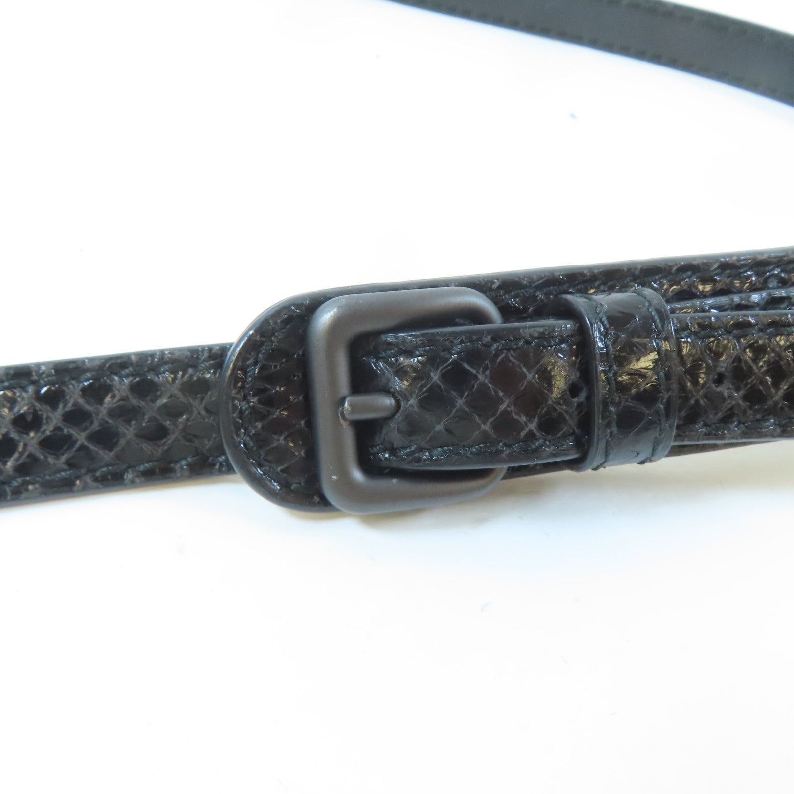 BOTTEGA VENETA 【激減優惠】皮革Shoulder Bag黑扣肩背袋黑色