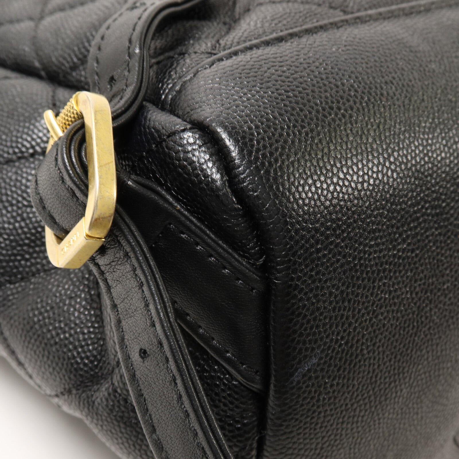 CHANEL 牛皮皮革Chain Backpack鏈帶背包