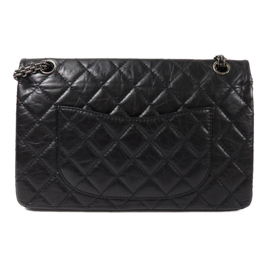 CHANEL 牛皮皮革2.55 Medium鏈帶肩背袋