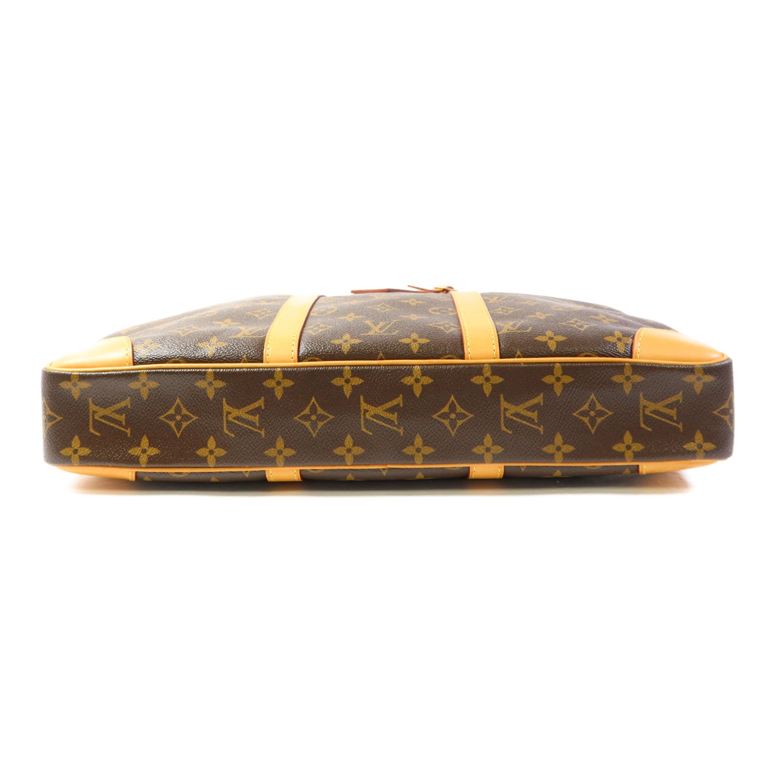 LOUIS VUITTON Monogram Porte Documents Voyage PM金扣手挽袋