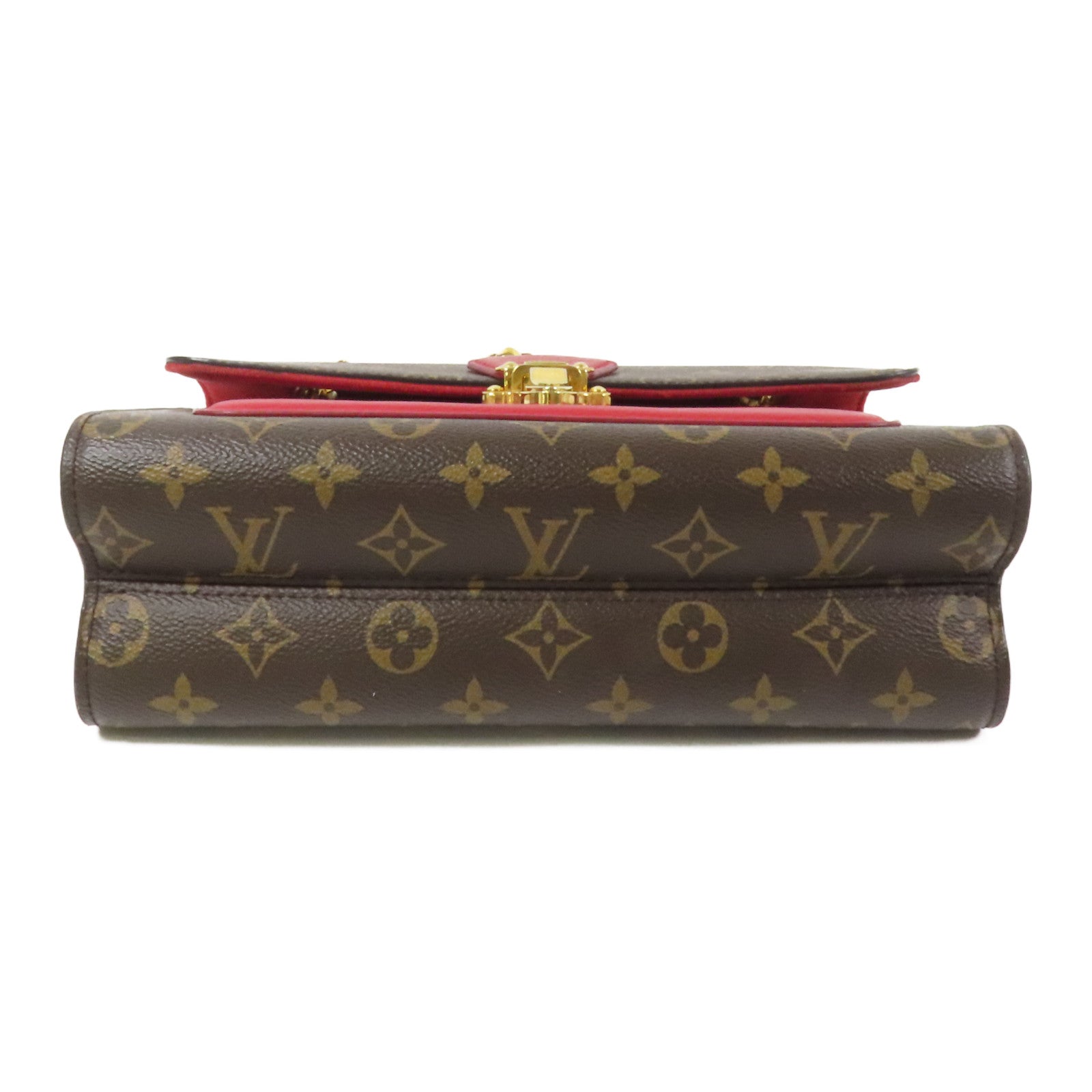 LOUIS VUITTON Monogram Victoire金扣鏈帶肩背袋
