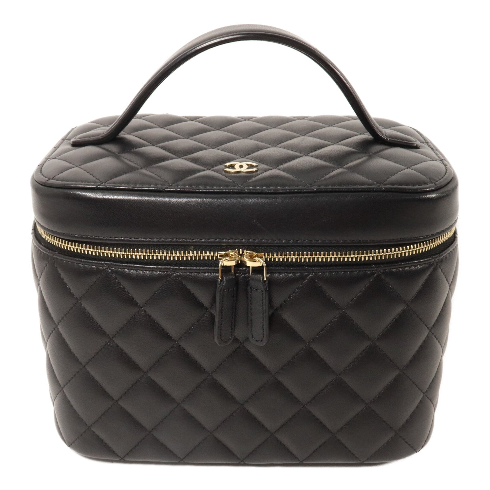 CHANEL 牛皮皮革Vanity Case化妝袋