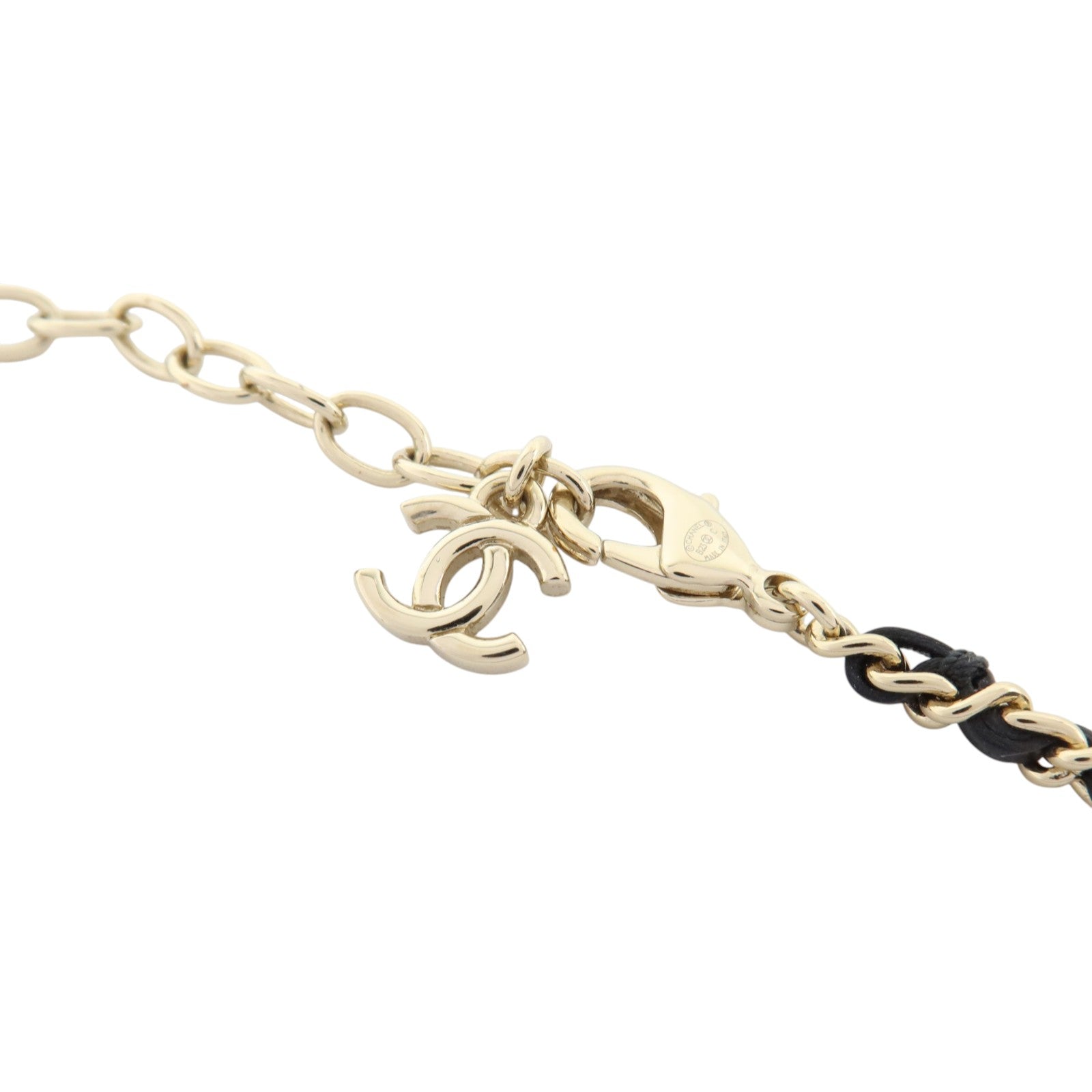 CHANEL 金屬/Resin Flap Bag Pendant Necklace金扣項鏈