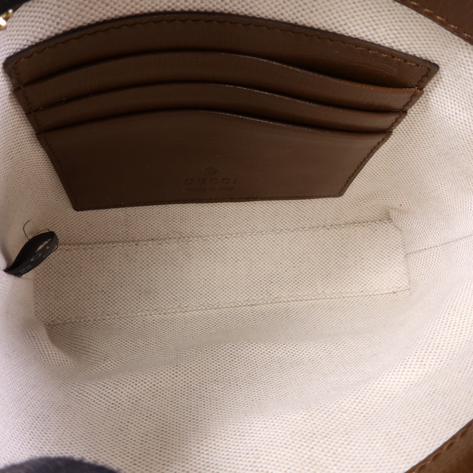 GUCCI 塗層帆布Interlocking G Messenger Bag金扣肩背袋