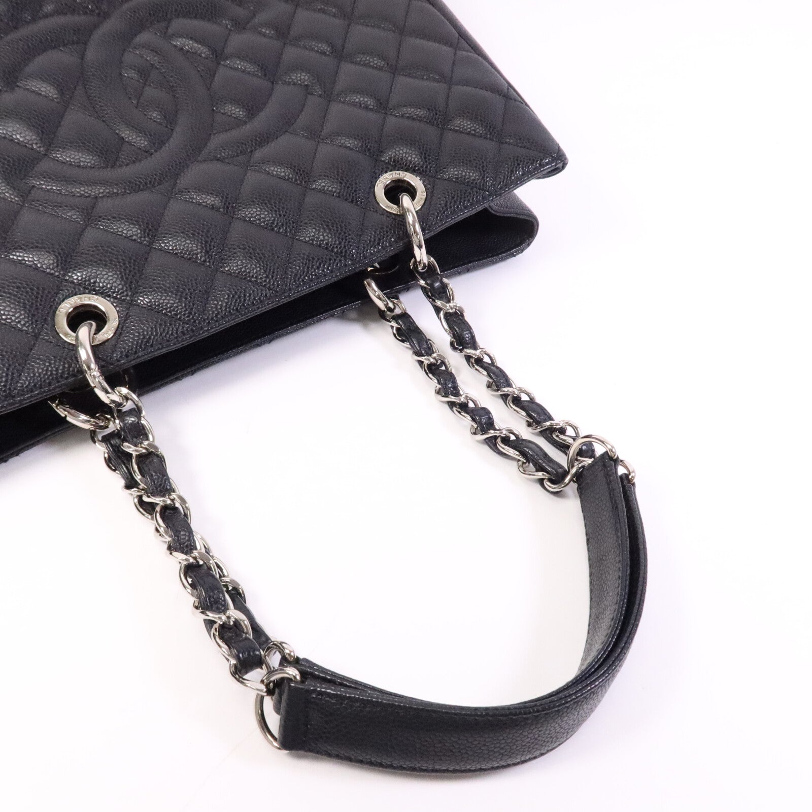 CHANEL GST Grand Shopping Tote Bag鏈帶肩背袋