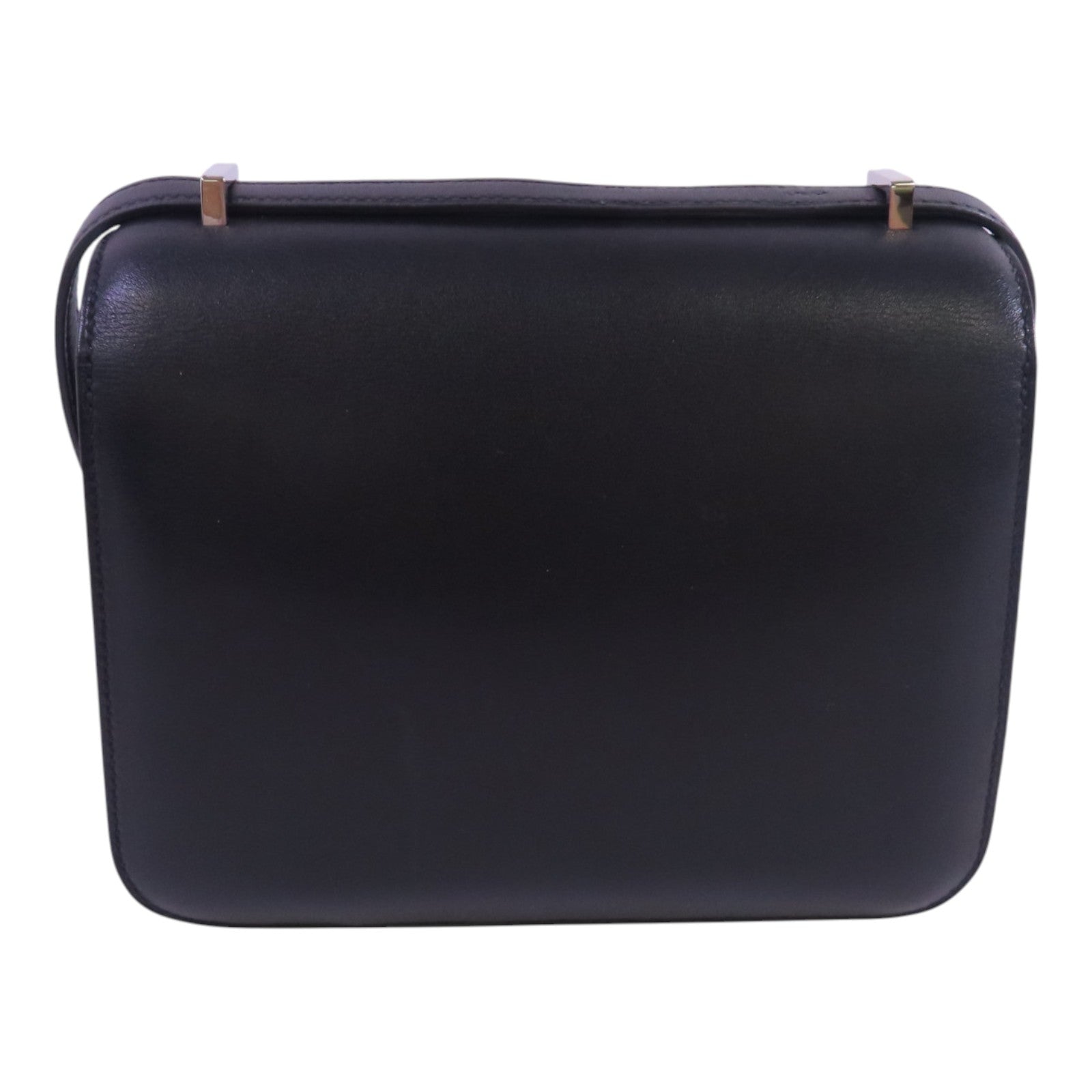 HERMES Swift皮革Mini Constance Shoulder Bag銀扣肩背袋