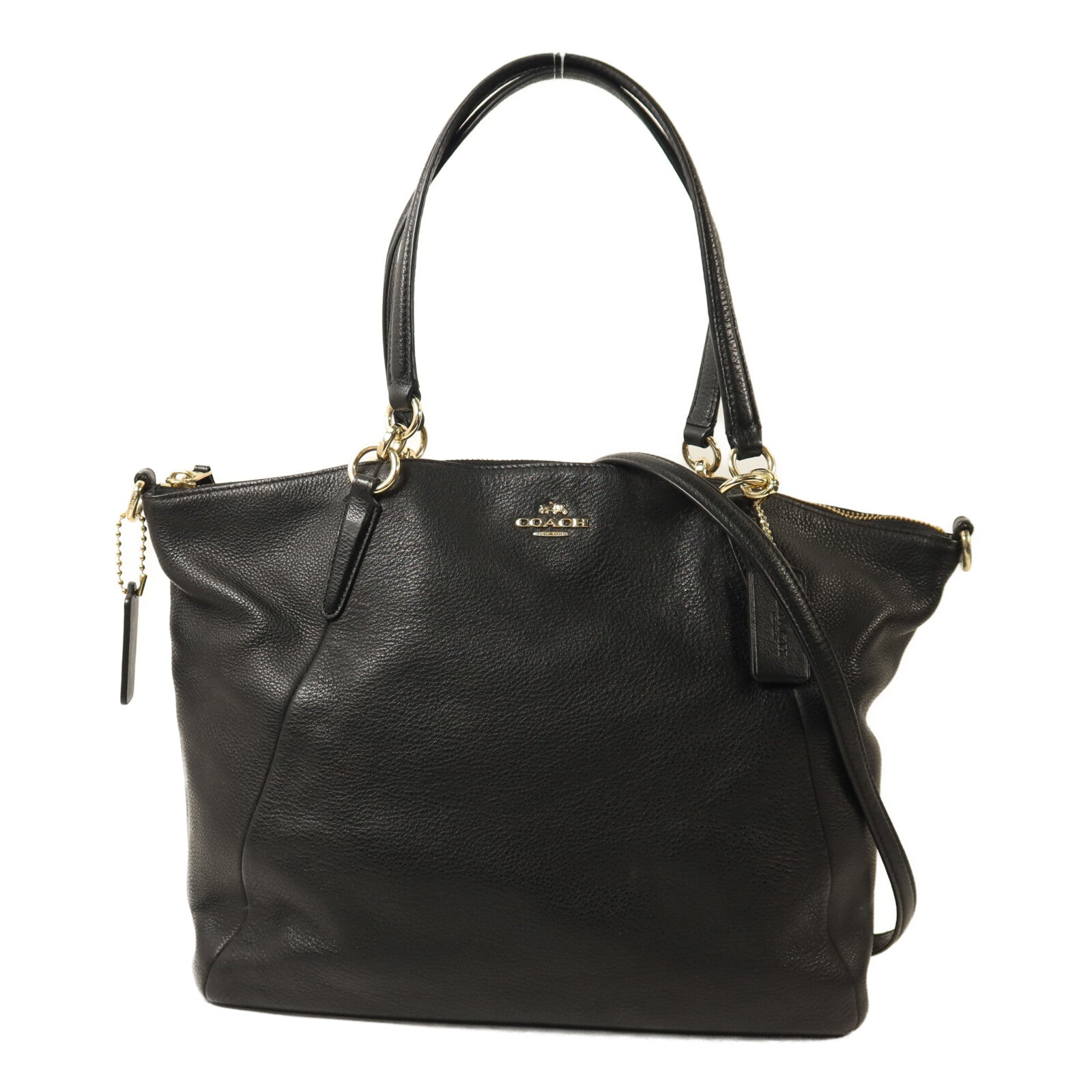 COACH 牛皮皮革Shoulder Bag手挽肩背兩用袋