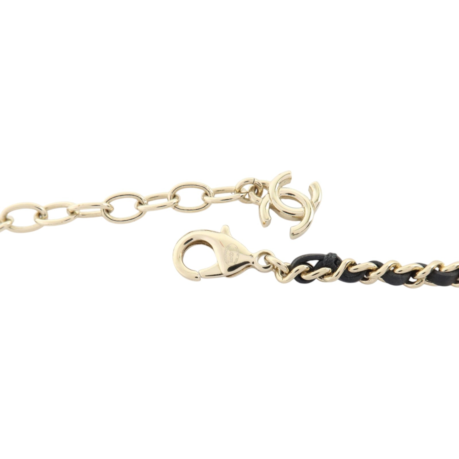 CHANEL 金屬/Resin Flap Bag Pendant Necklace金扣項鏈