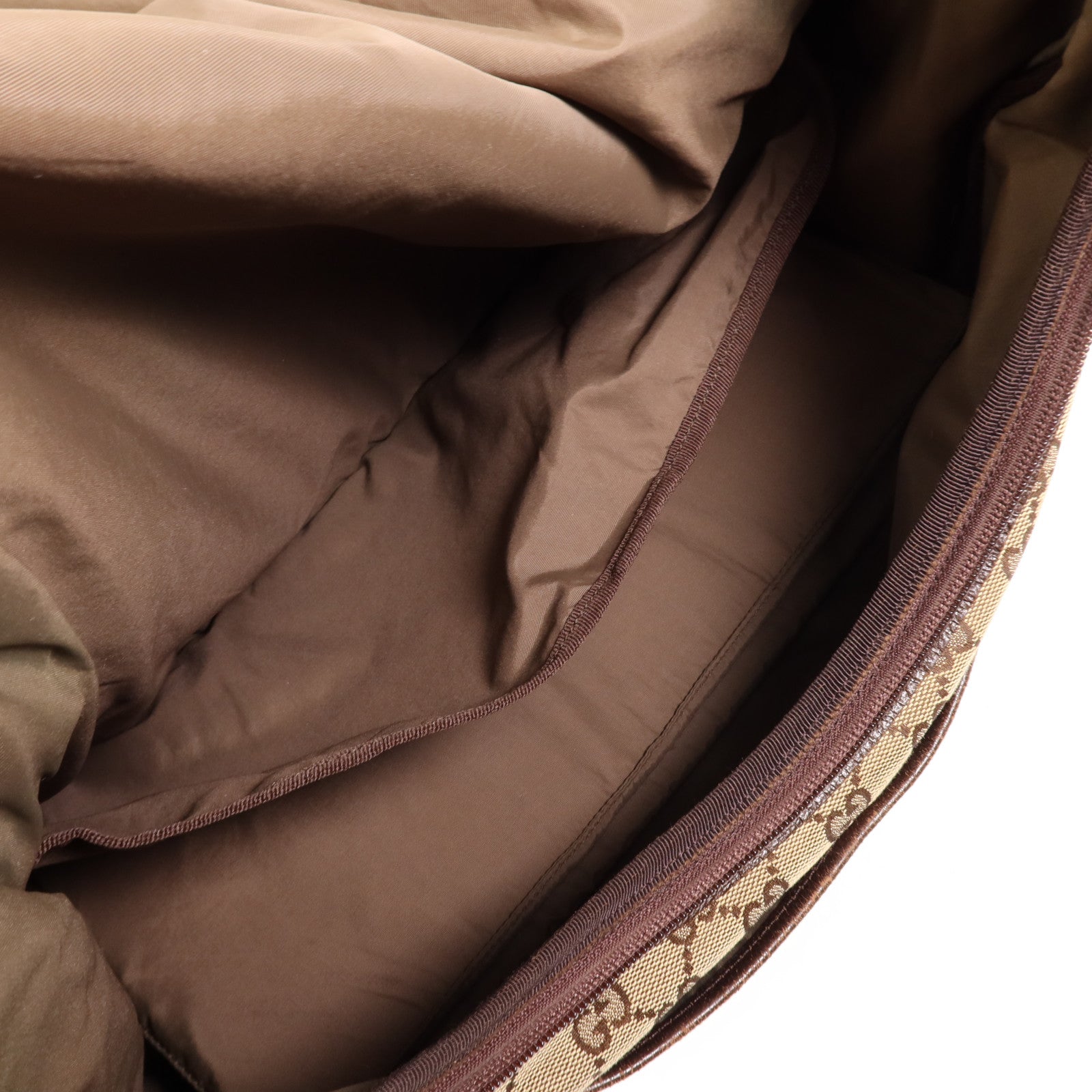 GUCCI 帆布Shoulder Bag銀扣肩背袋