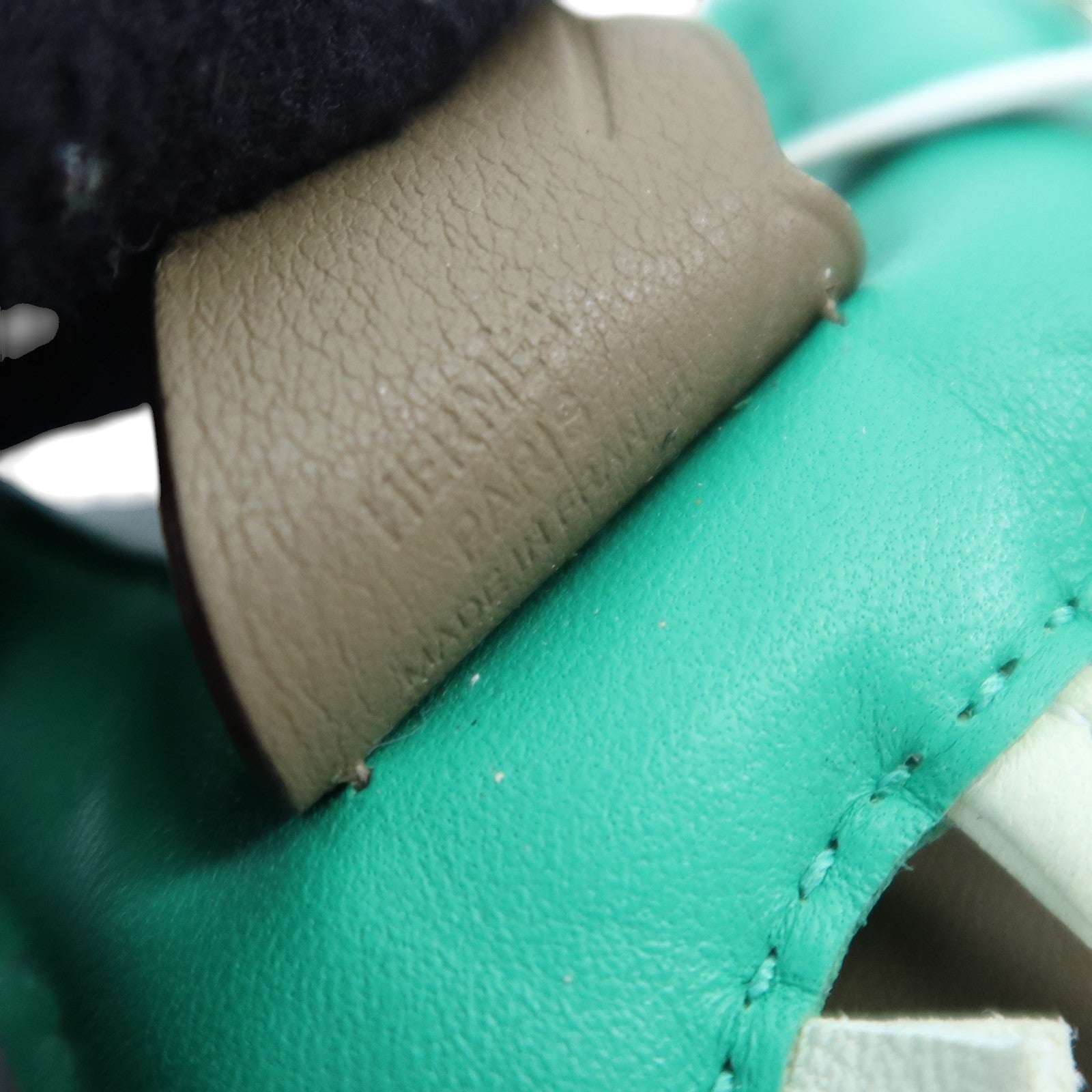 HERMES Milo皮革Rodeo Pegase PM掛飾Menthe/Vert Fizz/Eto