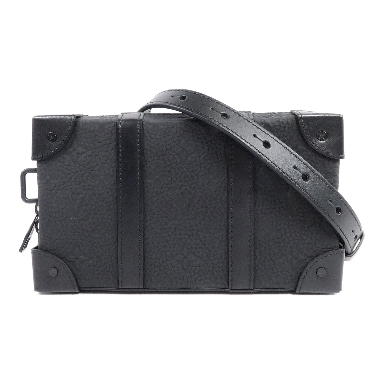 LOUIS VUITTON Monogram Taurillon Soft Trunk肩背袋