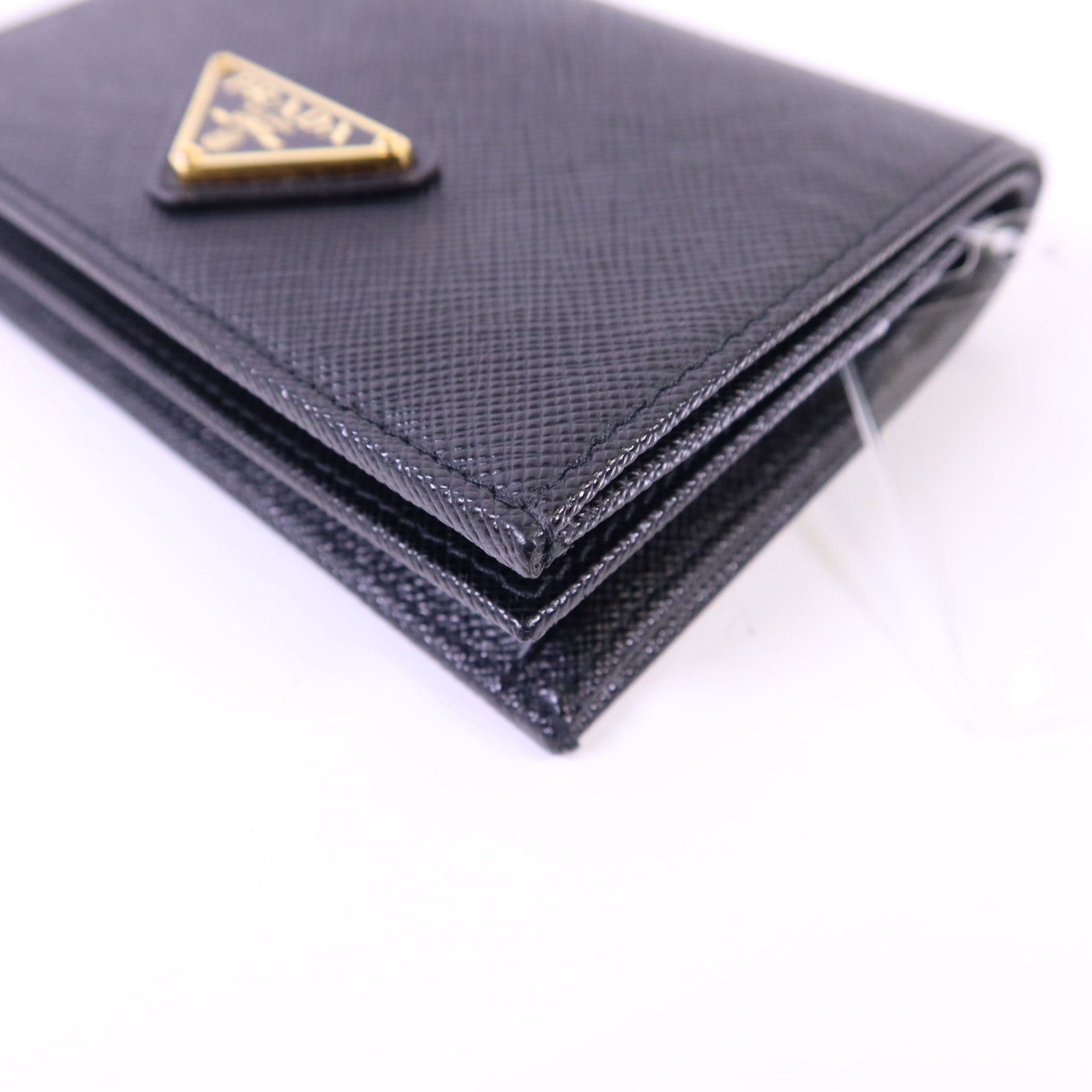 PRADA 牛皮皮革Wallet金扣錢包