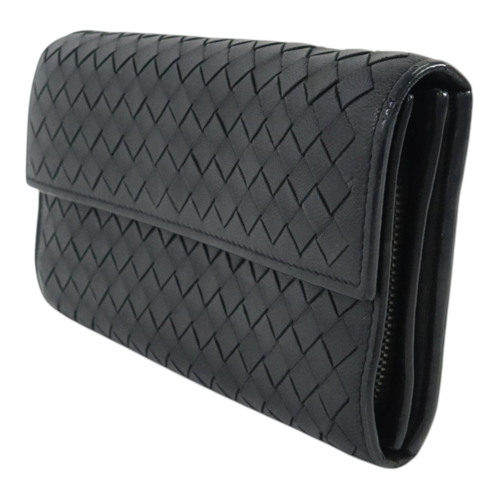 BOTTEGA VENETA 【激減優惠】織紋皮革Wallet長錢包