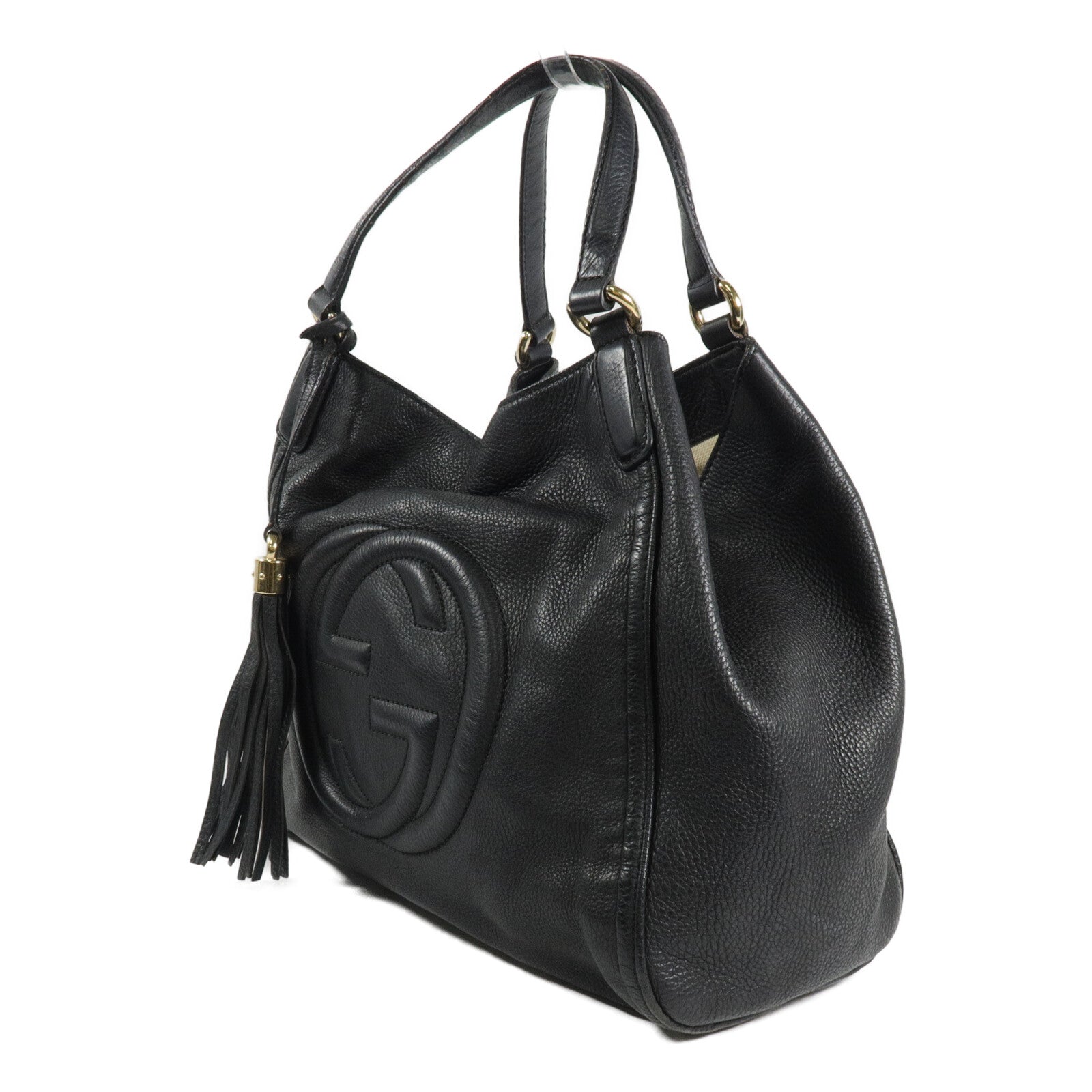 GUCCI 牛皮皮革Soho Shoulder Tote肩背袋/手挽袋