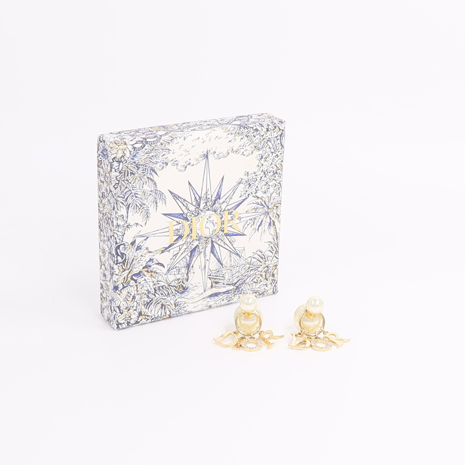 Dior 金屬/樹脂Tribales Earrings耳環