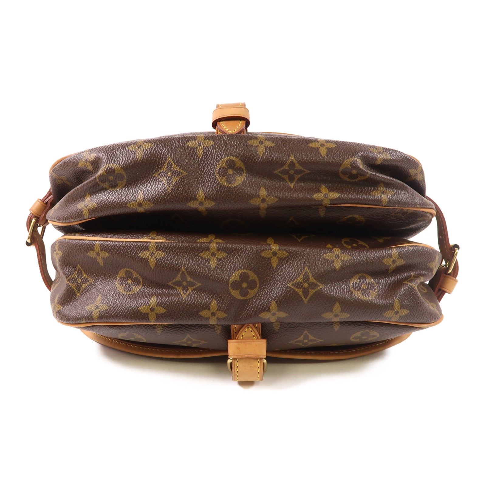LOUIS VUITTON Monogram Saumur 30金扣肩背袋