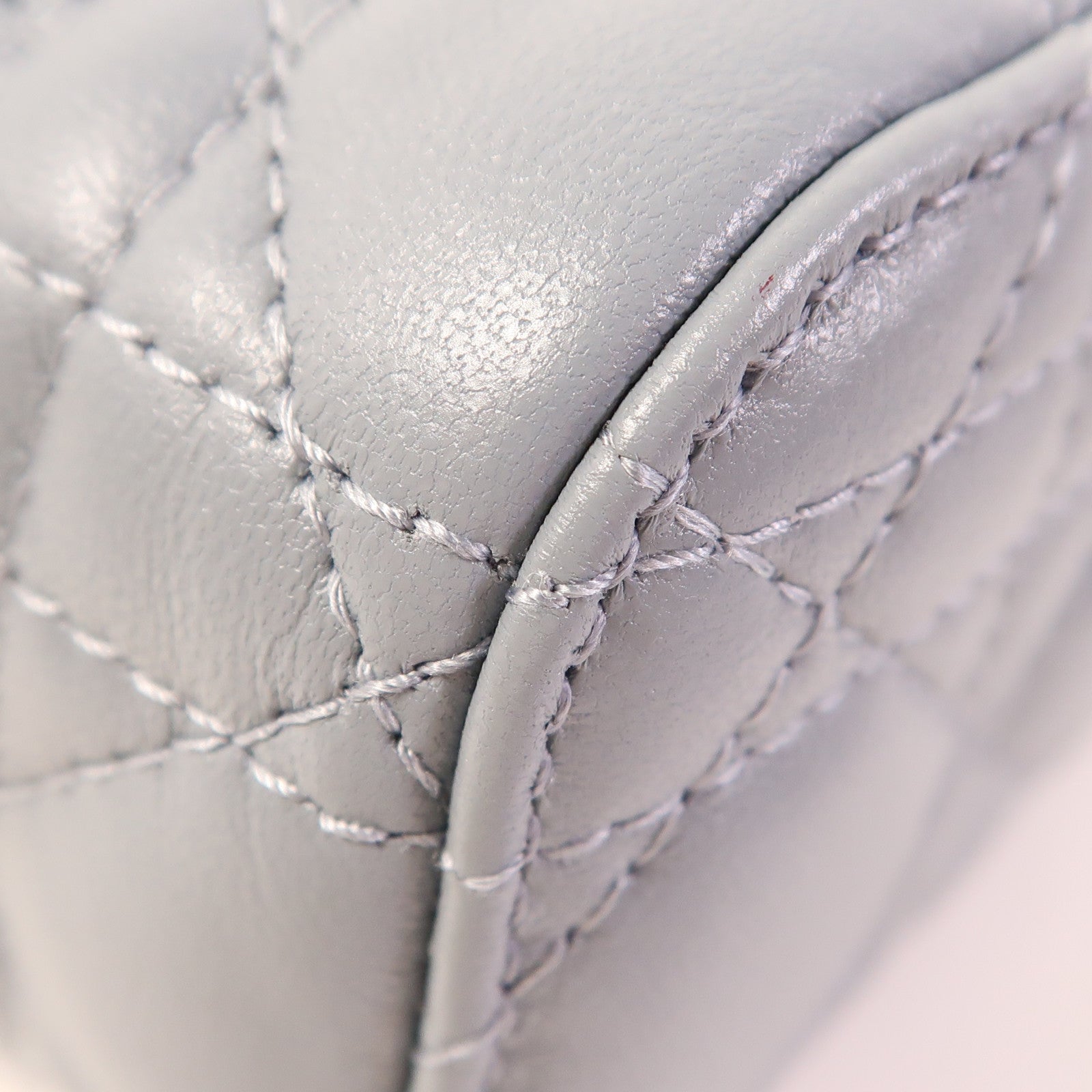 Dior 羊皮皮革Cannage Vanity金扣手挽肩背兩用袋