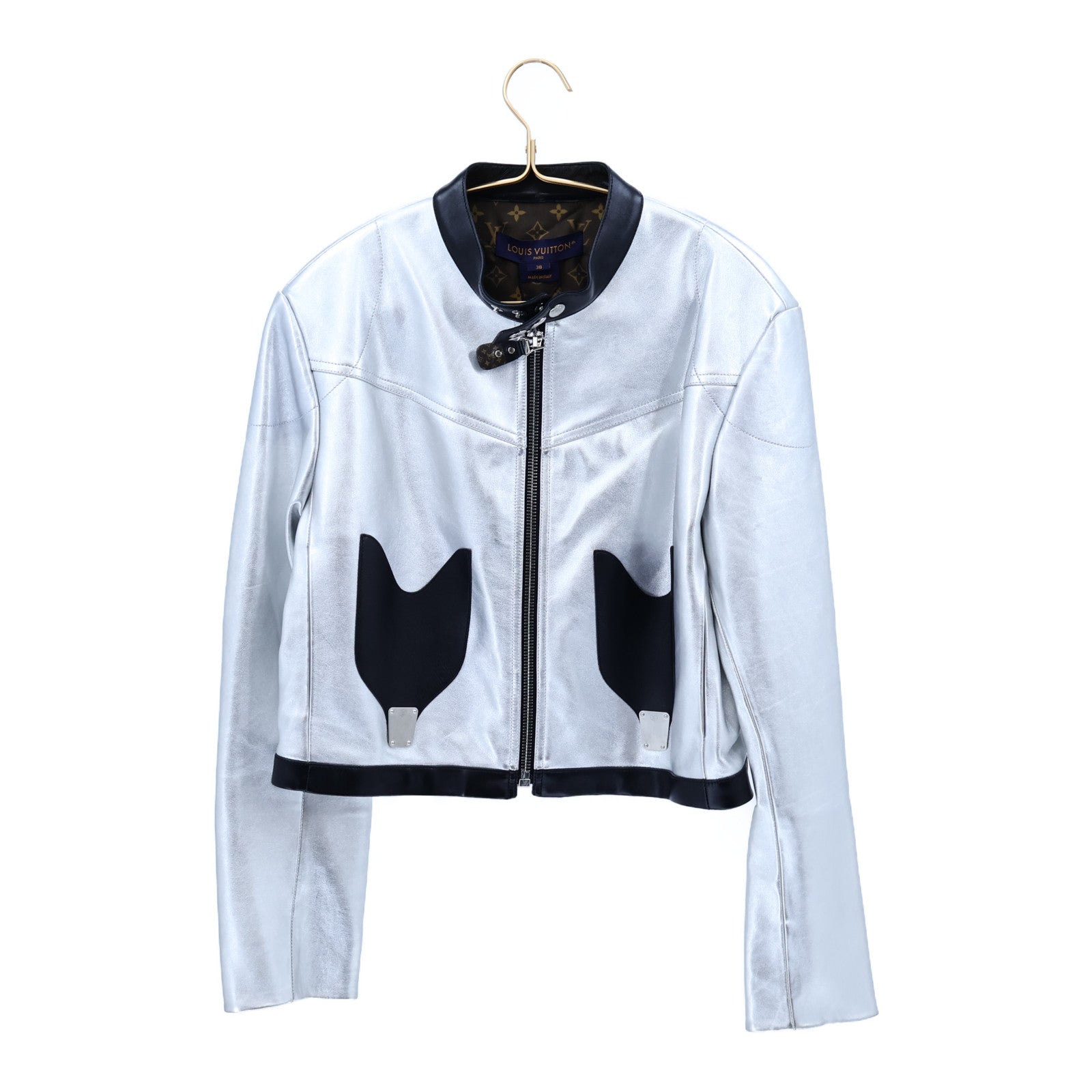 LOUIS VUITTON Calfskin/Lambskin Riders Jacket外套