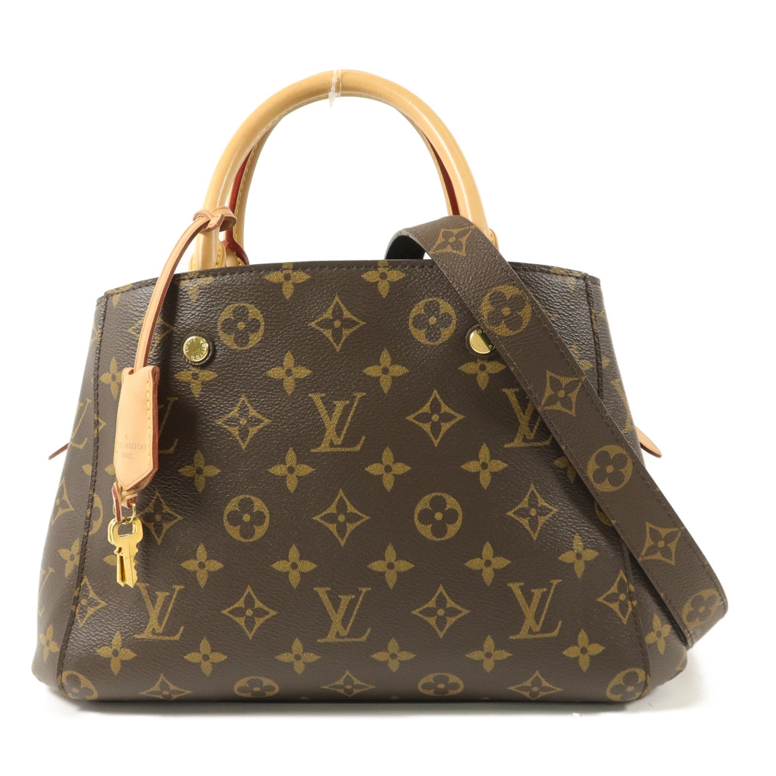 LOUIS VUITTON Monogram Montaigne BB手挽肩背兩用袋