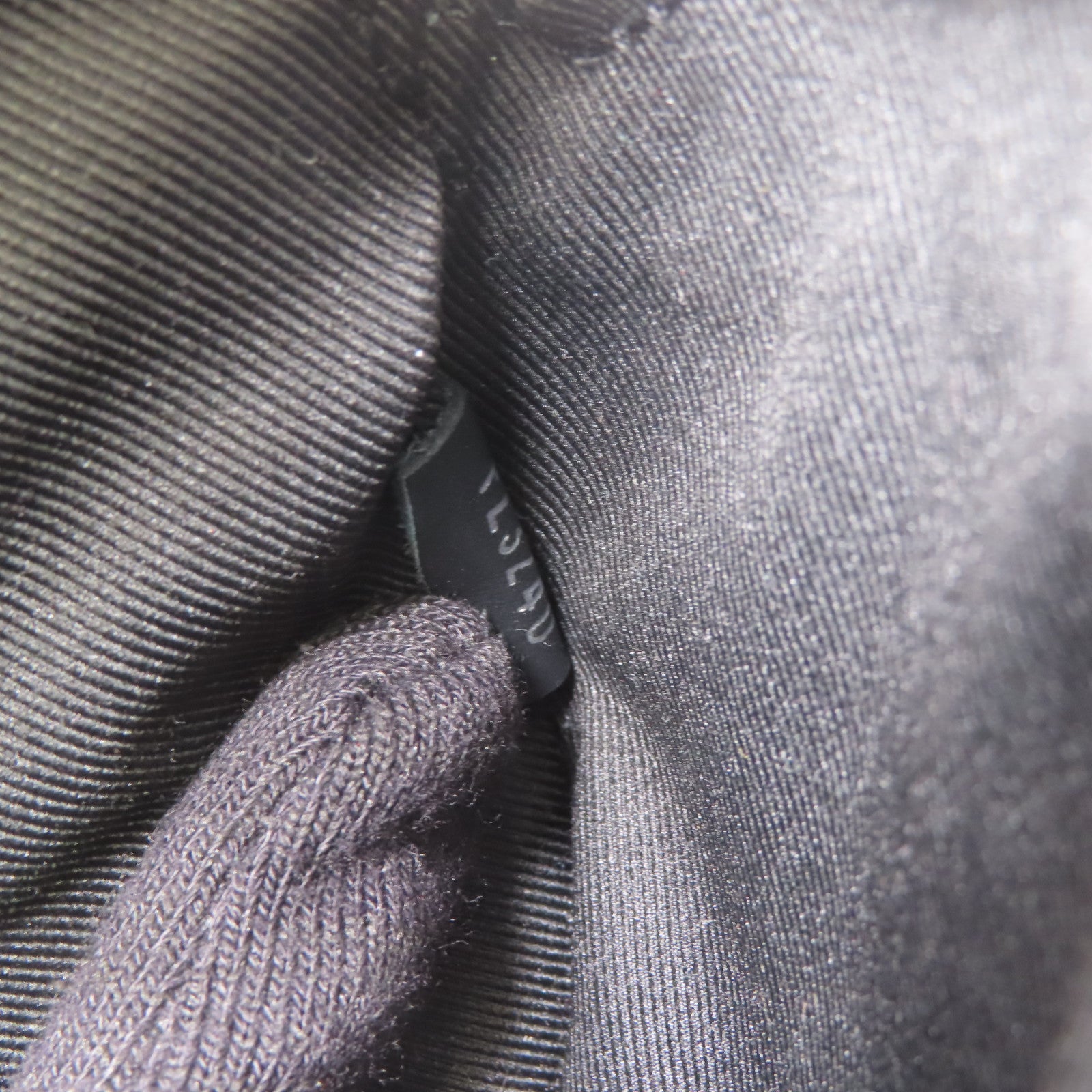 LOUIS VUITTON Epi/Damier Graphite Bum Bag銀扣腰包黑色
