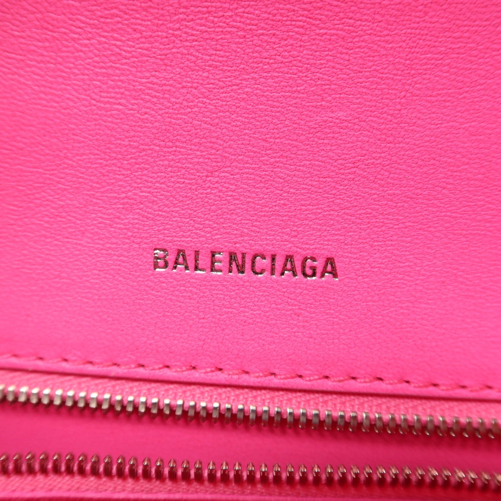 BALENCIAGA 【激減優惠】牛皮皮革Hourglass HandBag Small手挽肩背兩用袋