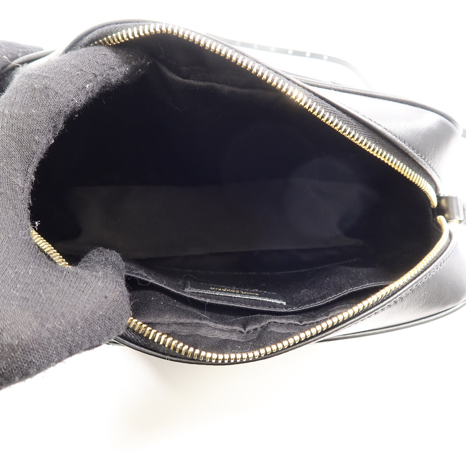 YVES SAINT LAURENT 牛皮皮革Lou Camera Bag肩背袋