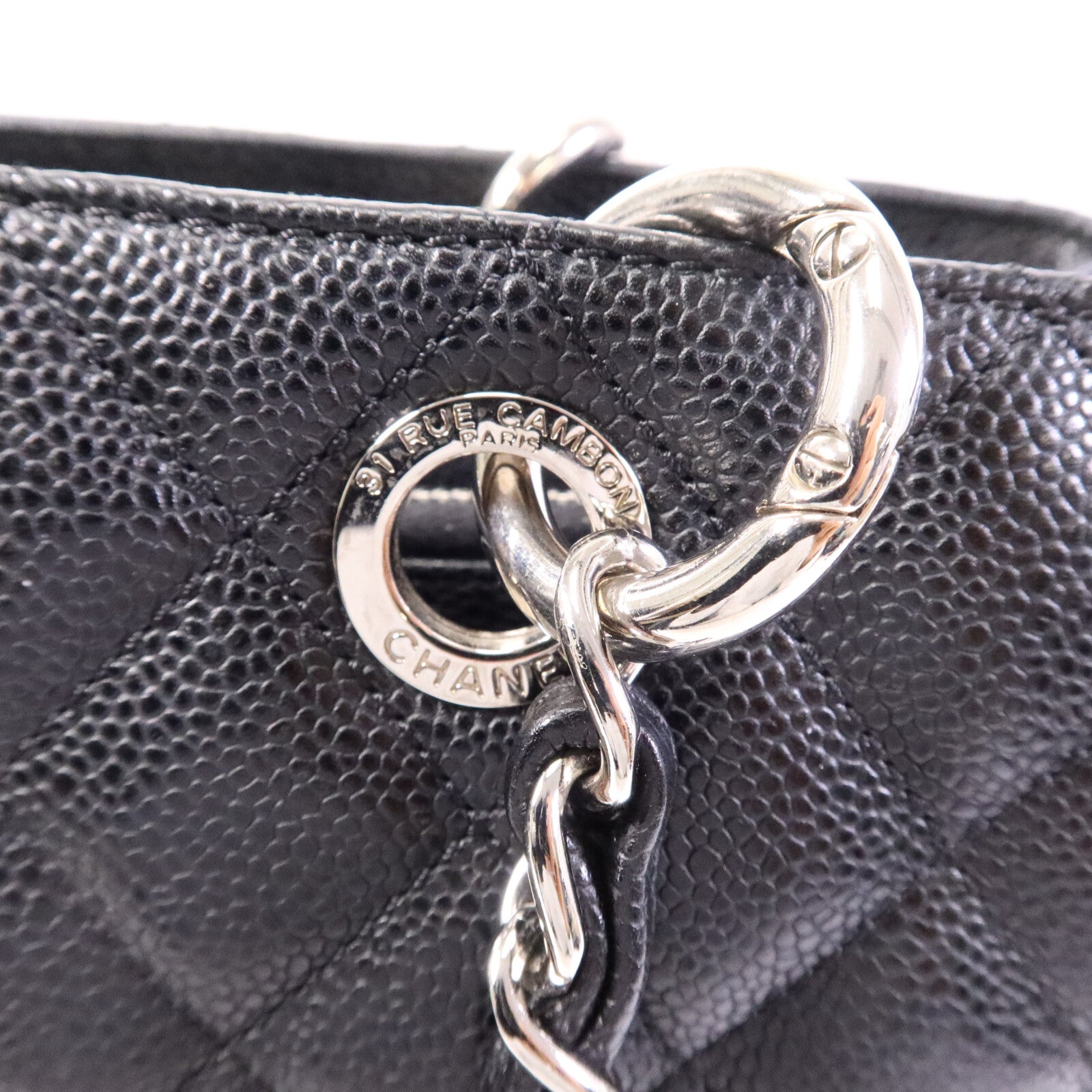 CHANEL GST Grand Shopping Tote Bag鏈帶肩背袋