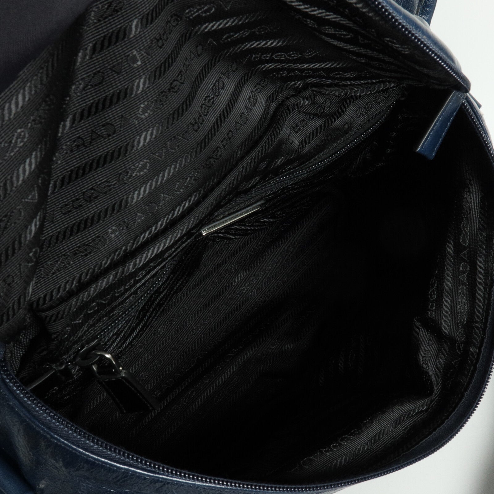 PRADA 牛皮皮革Triangle Crossbody Messenger Bag肩背袋