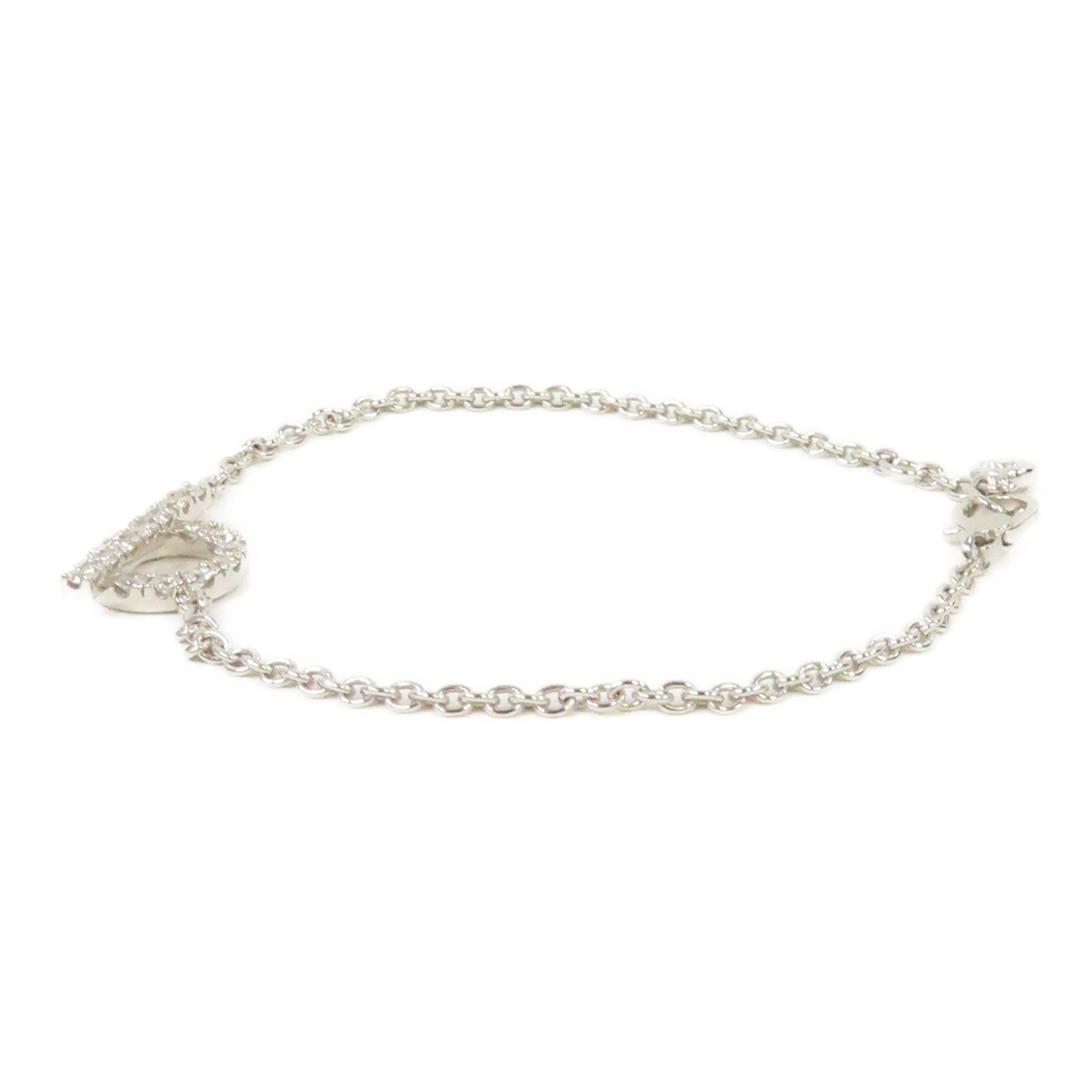 HERMES 18K白金Finesse Diamond Bracelet0.55ct鑽石手鏈