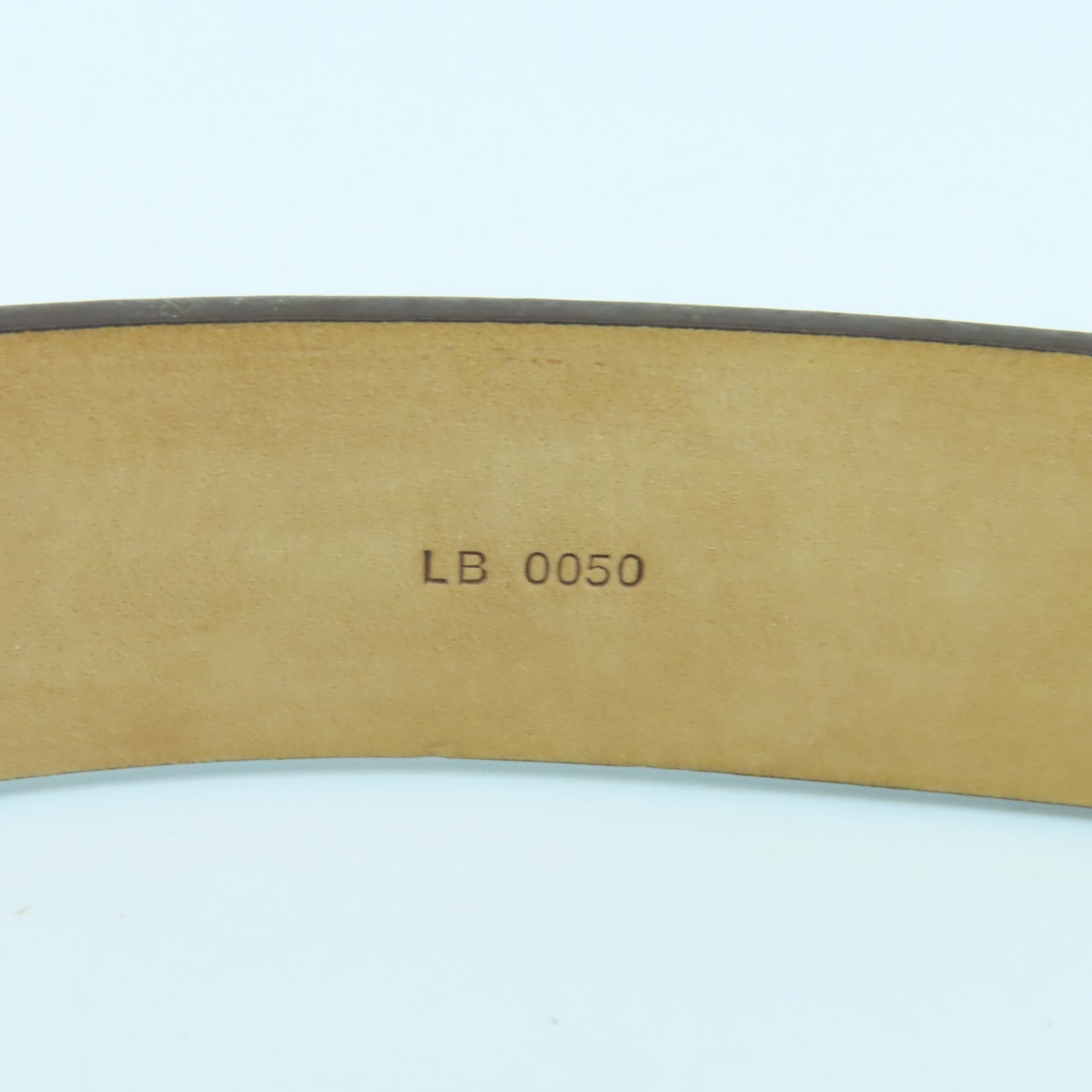 LOUIS VUITTON 【激減優惠】Damier Belt 70金扣皮帶啡色
