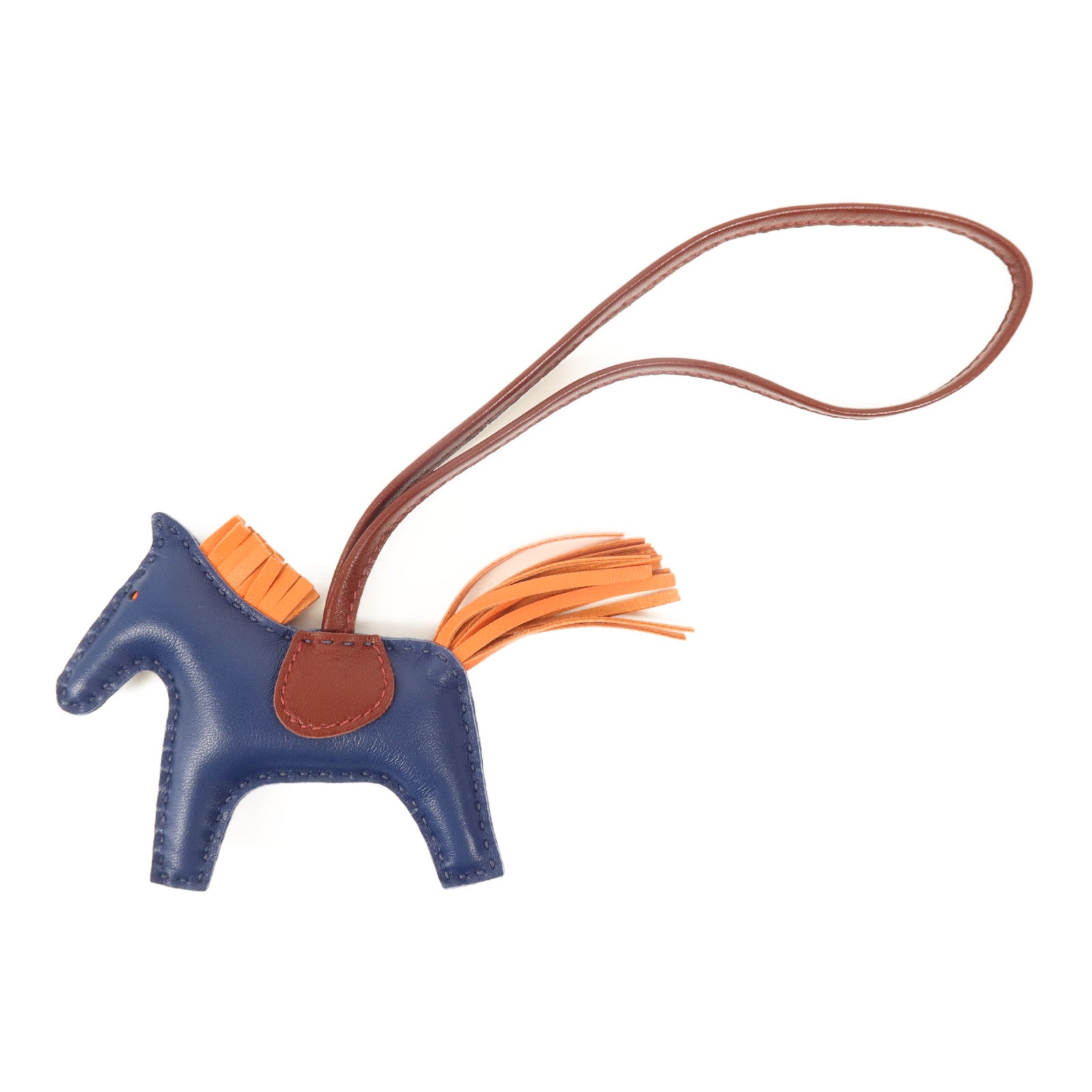 HERMES 羊皮皮革Rodeo PM掛飾