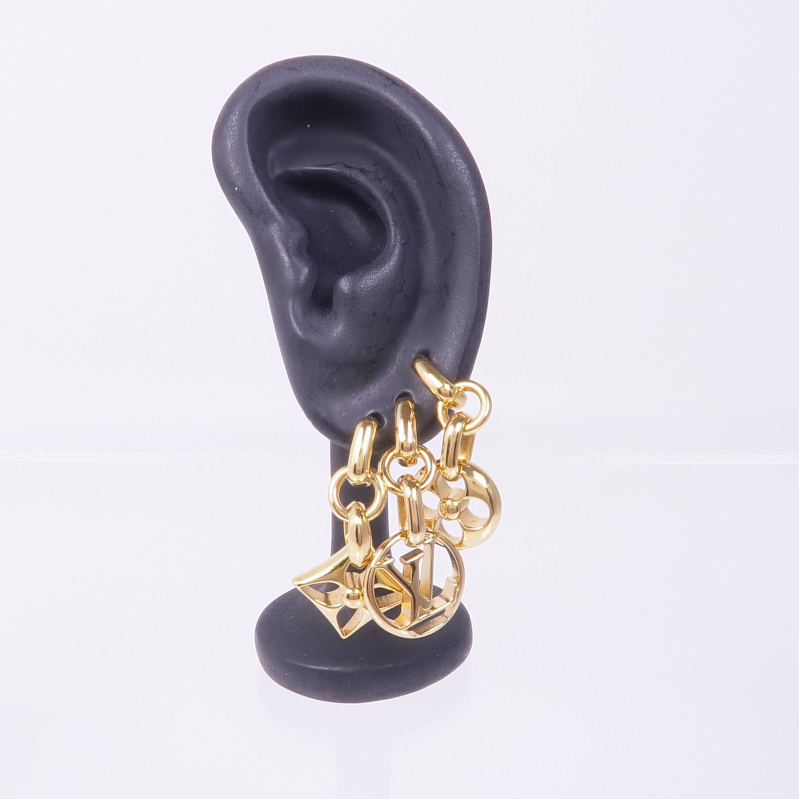 LOUIS VUITTON 金屬Set of 3 Earrings耳環