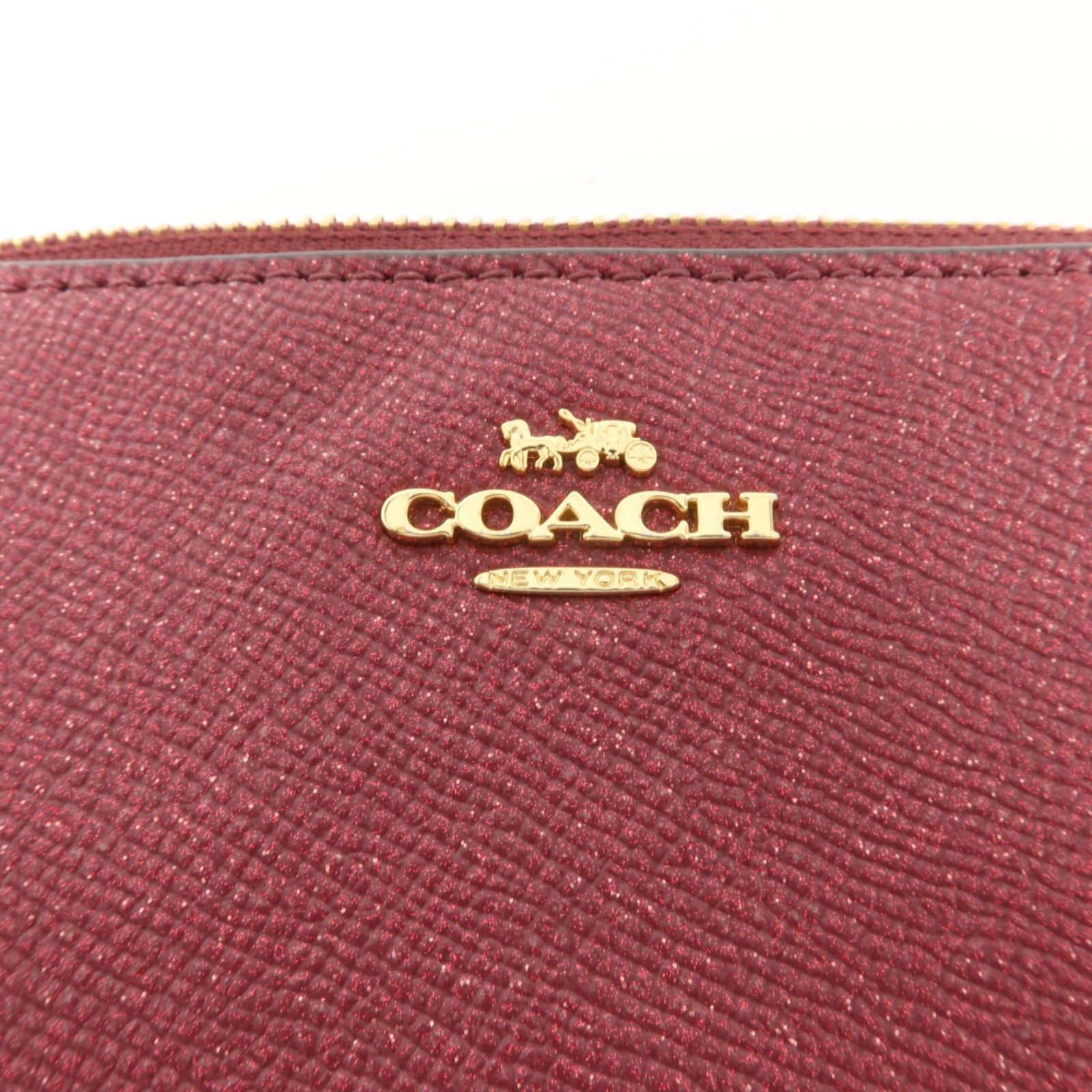 COACH 塗層帆布Pouch小袋