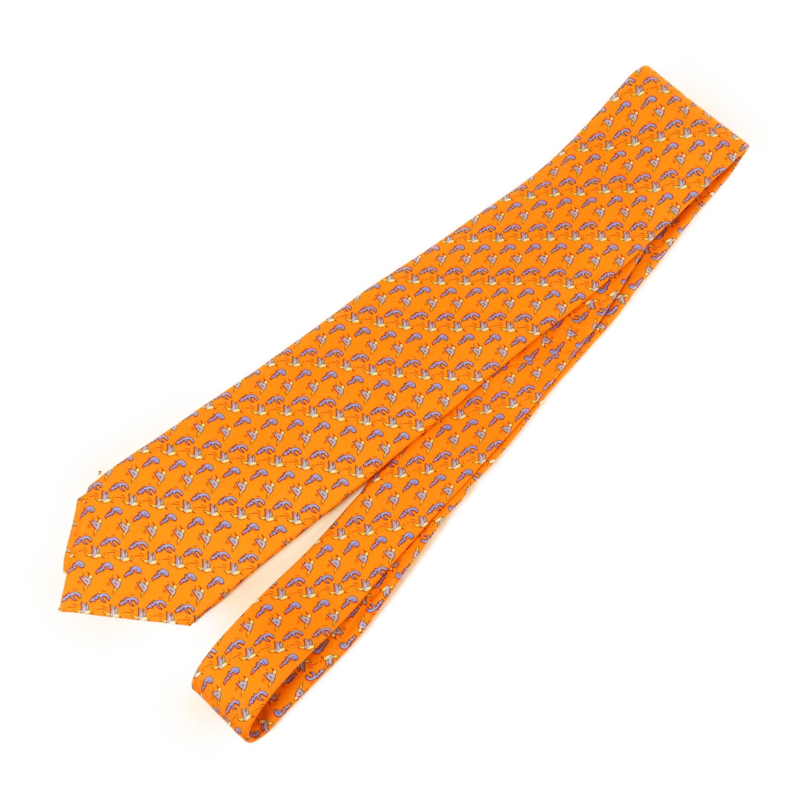 HERMES 絲質Tie領帶