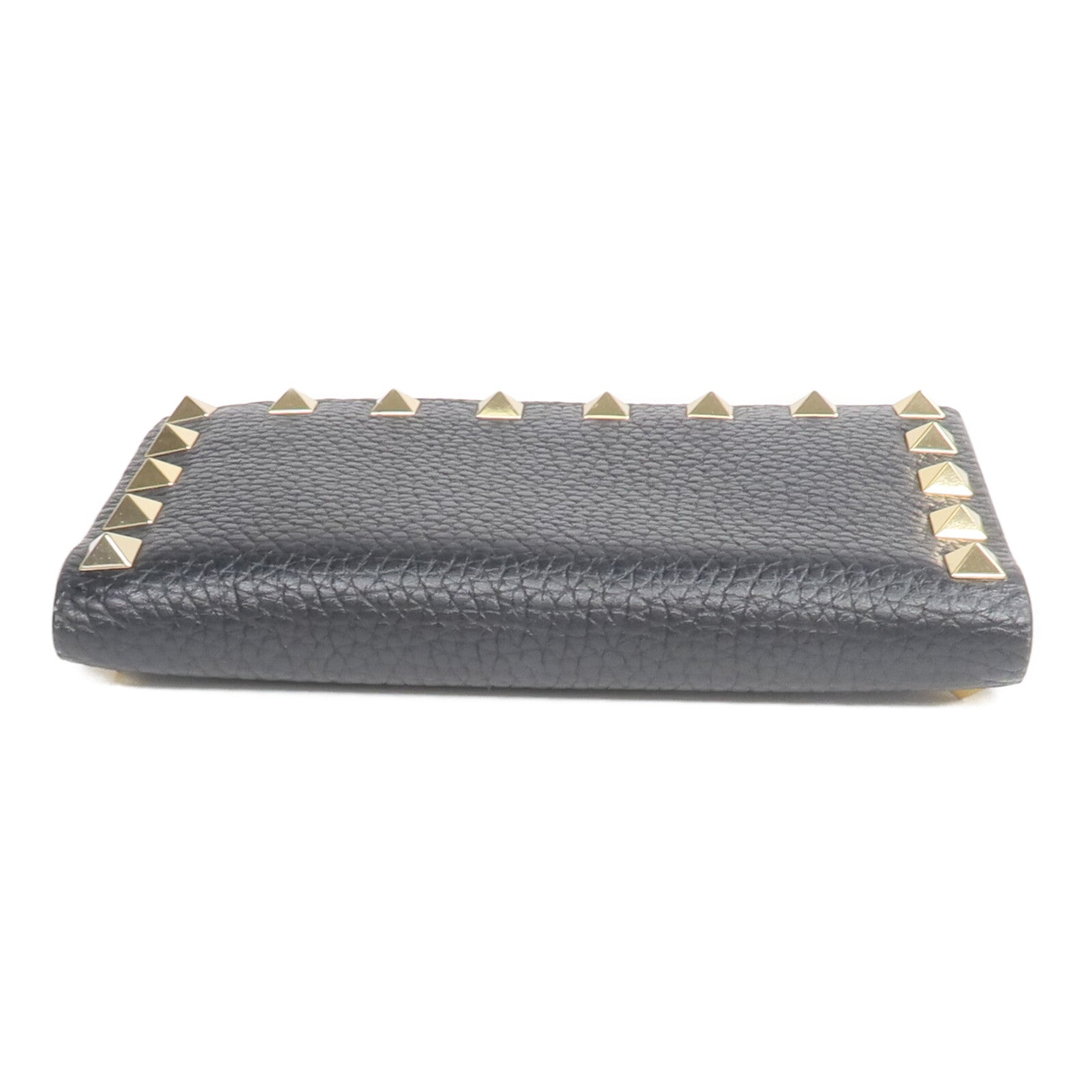 Valentino 牛皮皮革Rockstud Zipped Card Holder卡片套