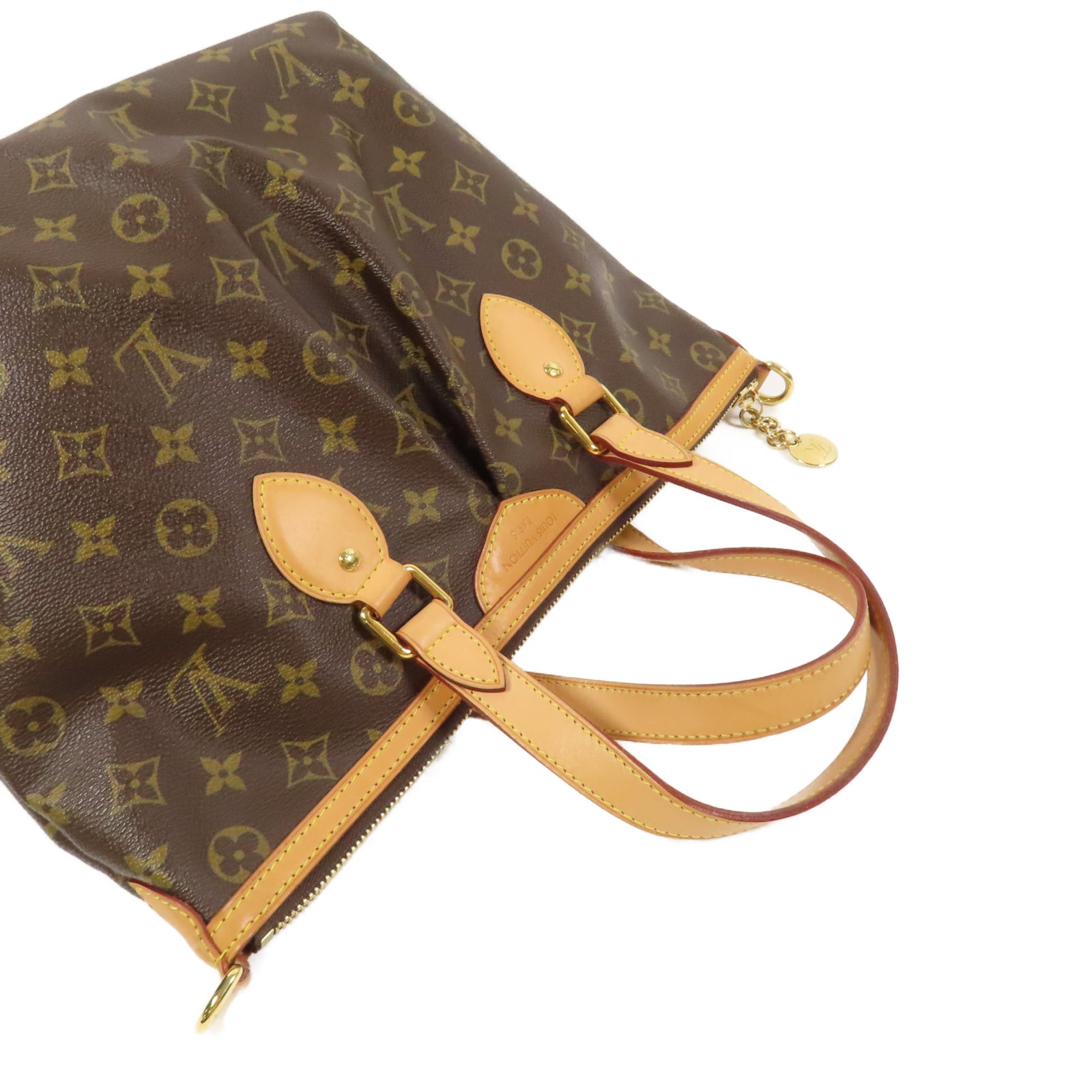 LOUIS VUITTON Monogram Palermo GM金扣手挽肩背兩用袋啡色