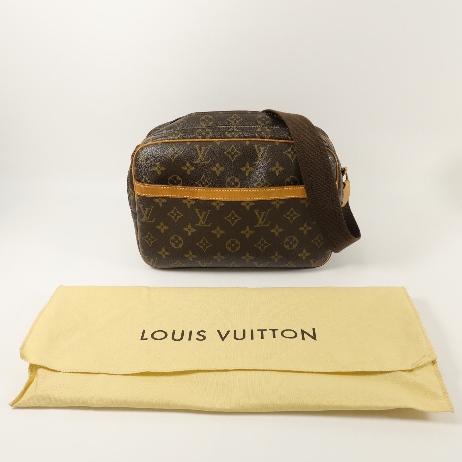 LOUIS VUITTON Monogram Reporter PM肩背袋