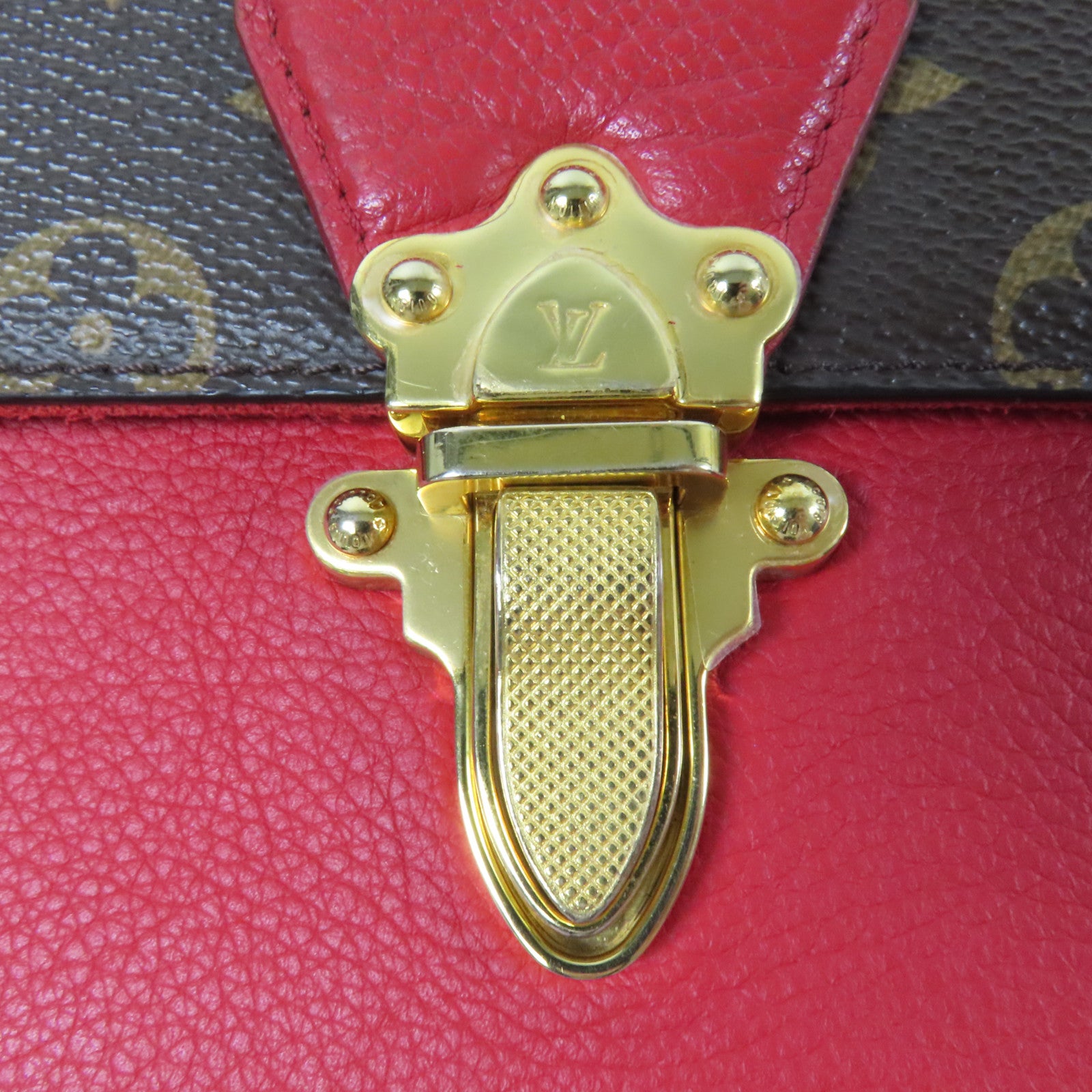 LOUIS VUITTON Monogram Victoire金扣鏈帶肩背袋